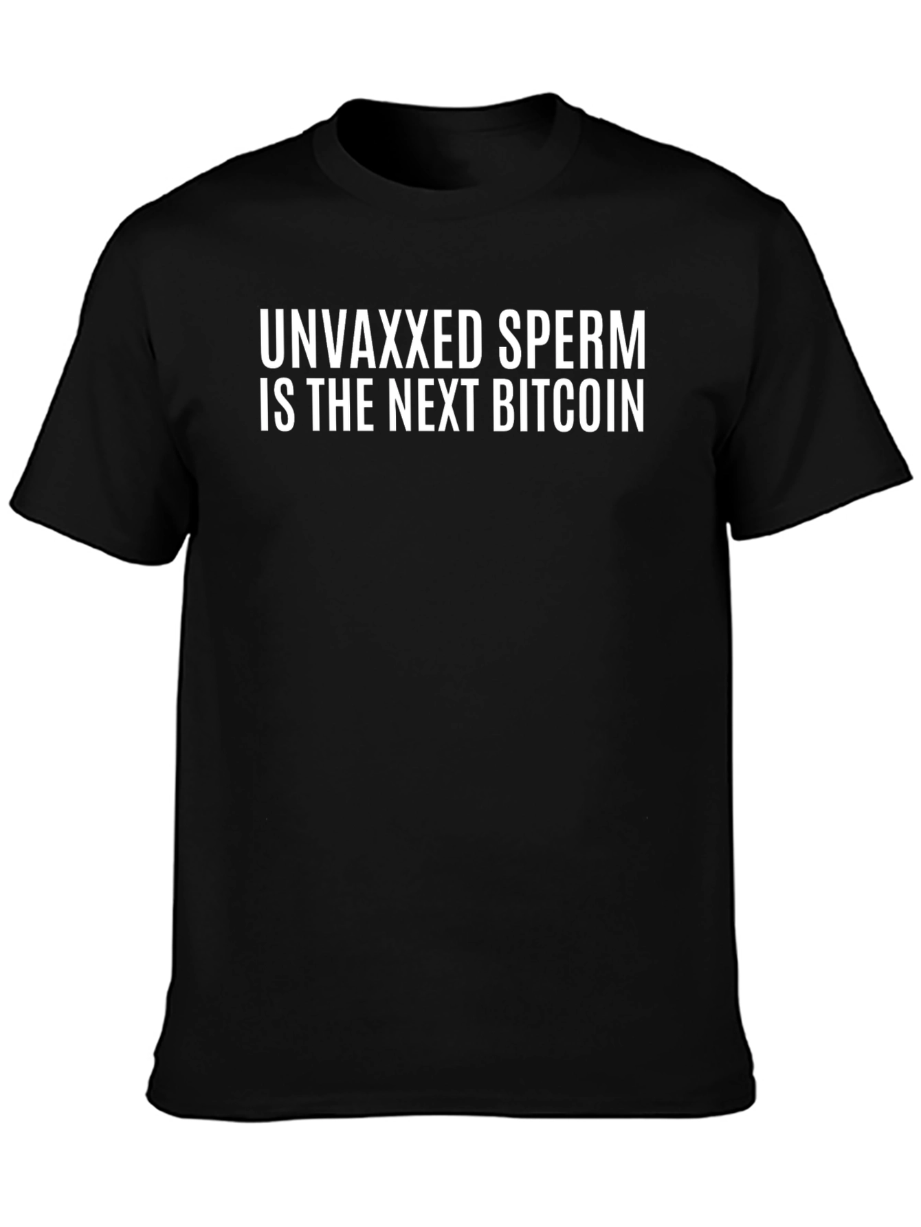 Unvaxxed Sperm Bitcoin Graphic T-Shirt