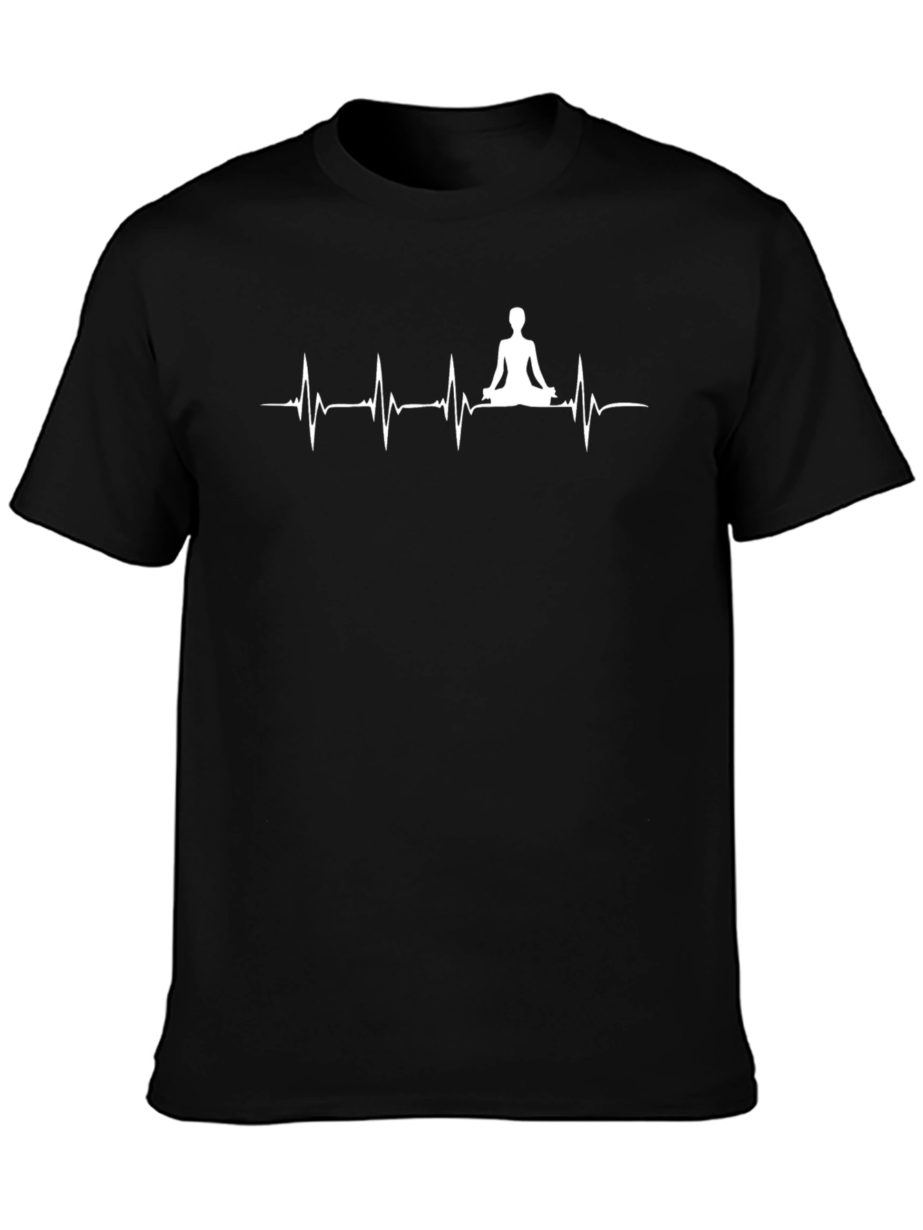 Yoga Heartbeat Graphic Tee - Relaxed Fit