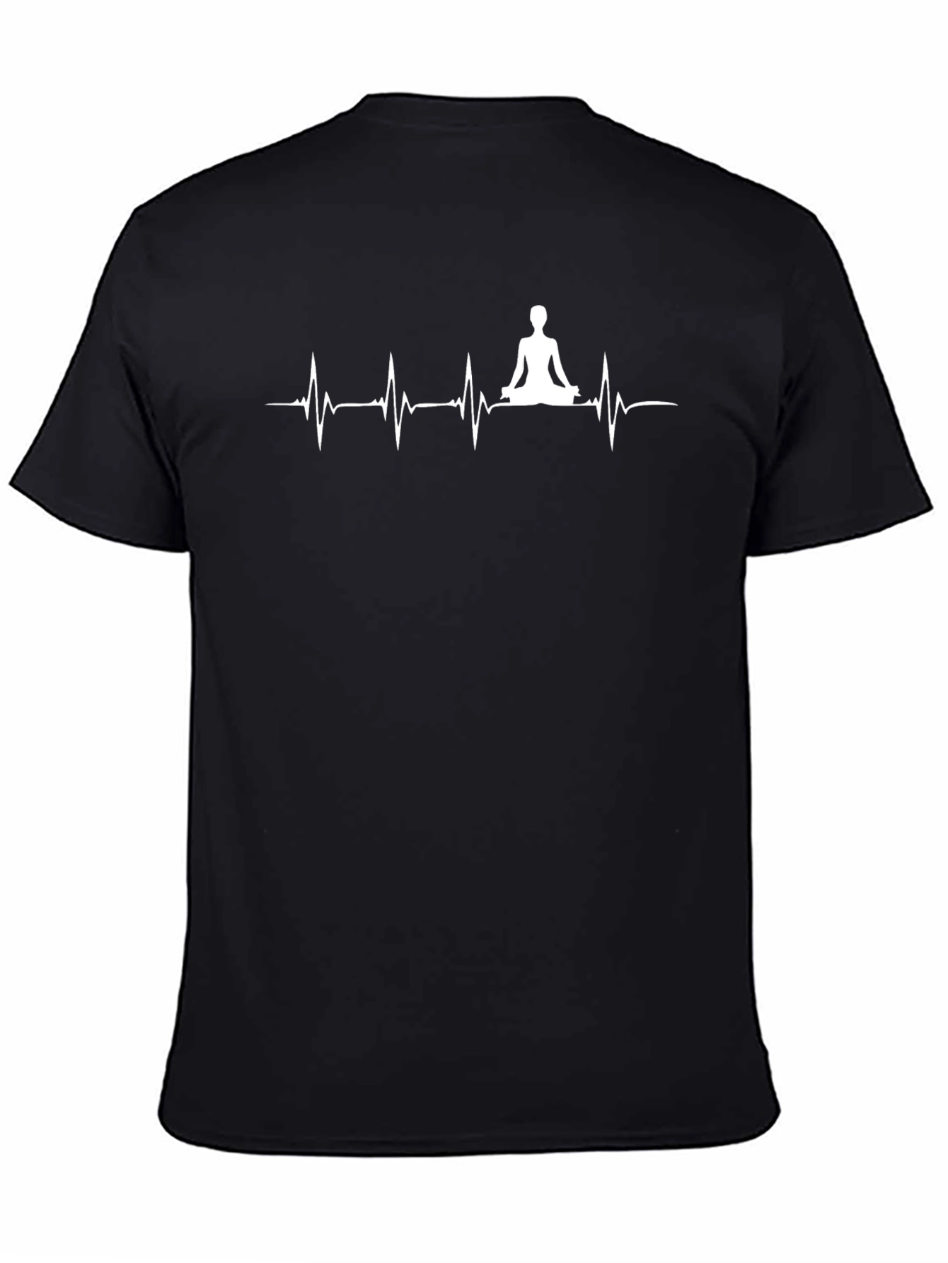 Yoga Heartbeat Graphic Tee - Relaxed Fit