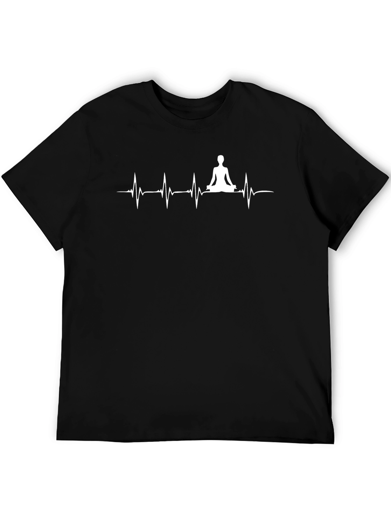 Yoga Heartbeat Graphic Tee - Relaxed Fit