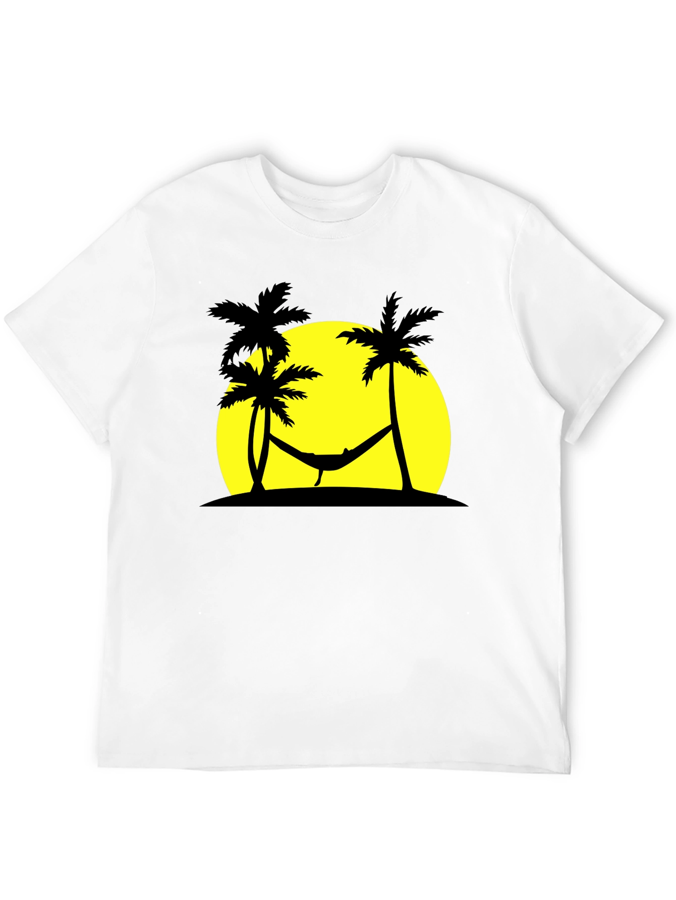Tropical Hammock Black T-Shirt