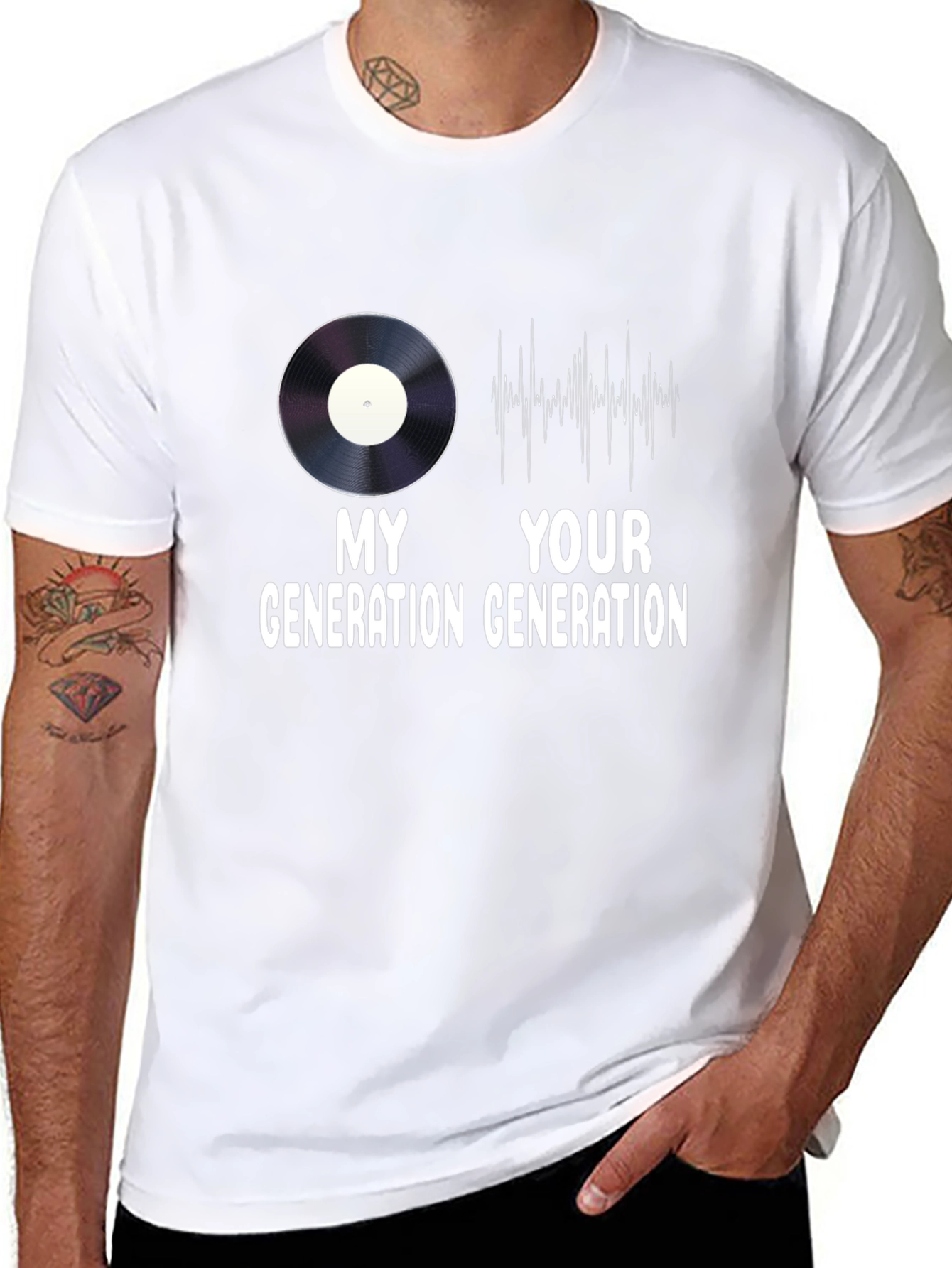 Vinyl vs Digital Generation T-Shirt