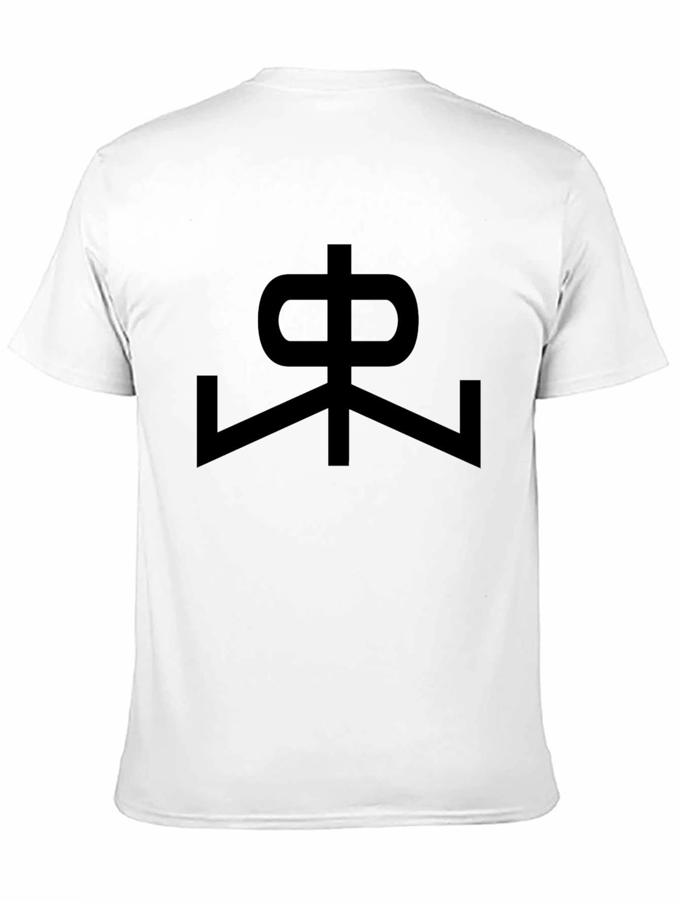 Symbol Graphic Print Mens Black T-Shirt
