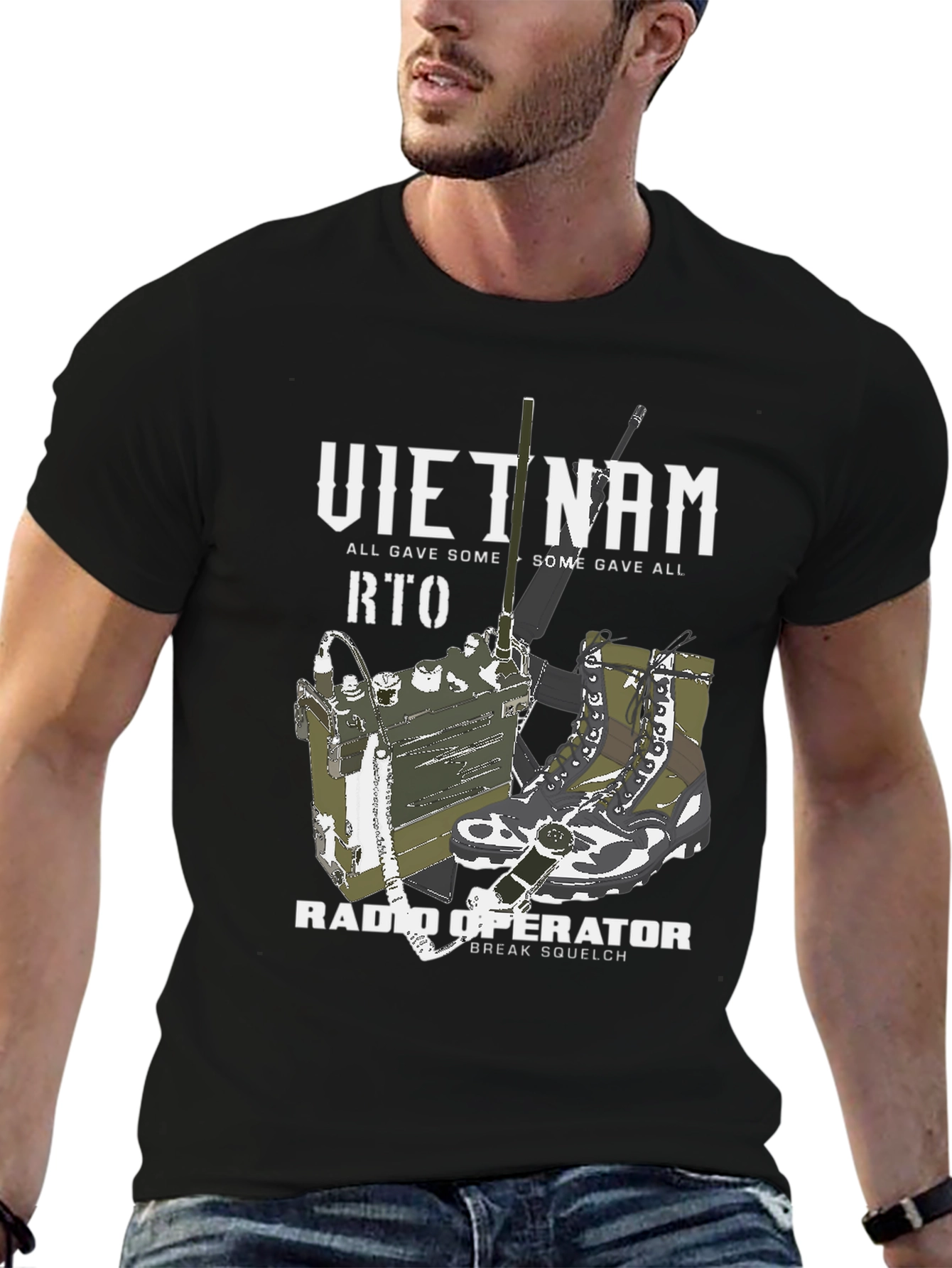 Vietnam RTO Radio Operator Graphic Tee