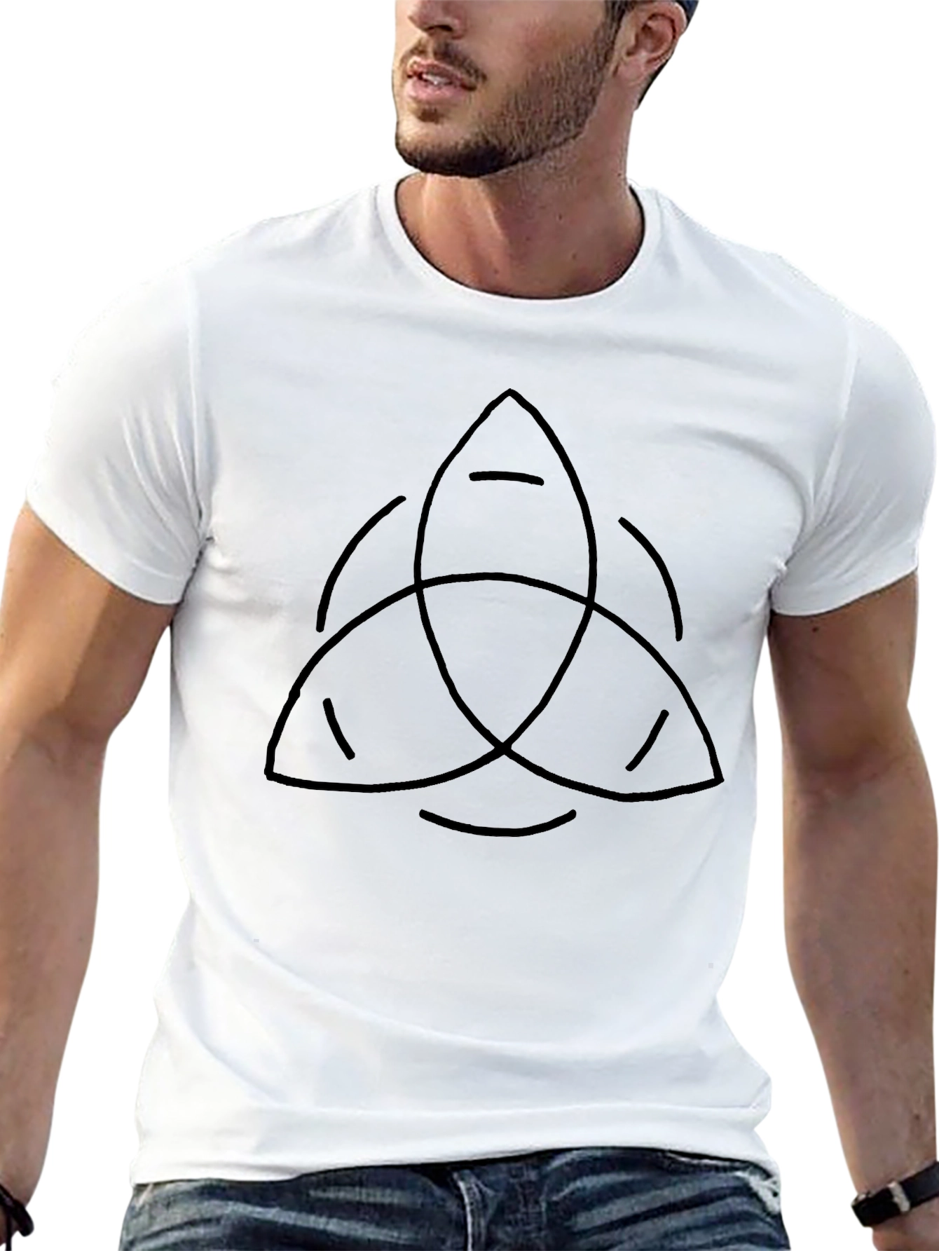 Trinity Knot Graphic Black T-Shirt
