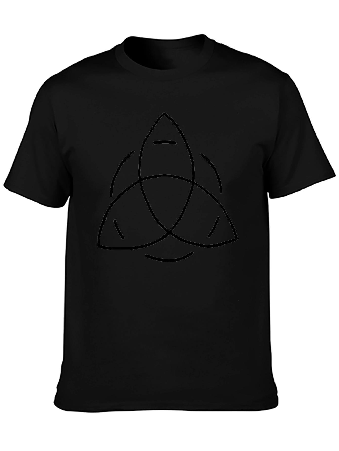 Trinity Knot Graphic Black T-Shirt