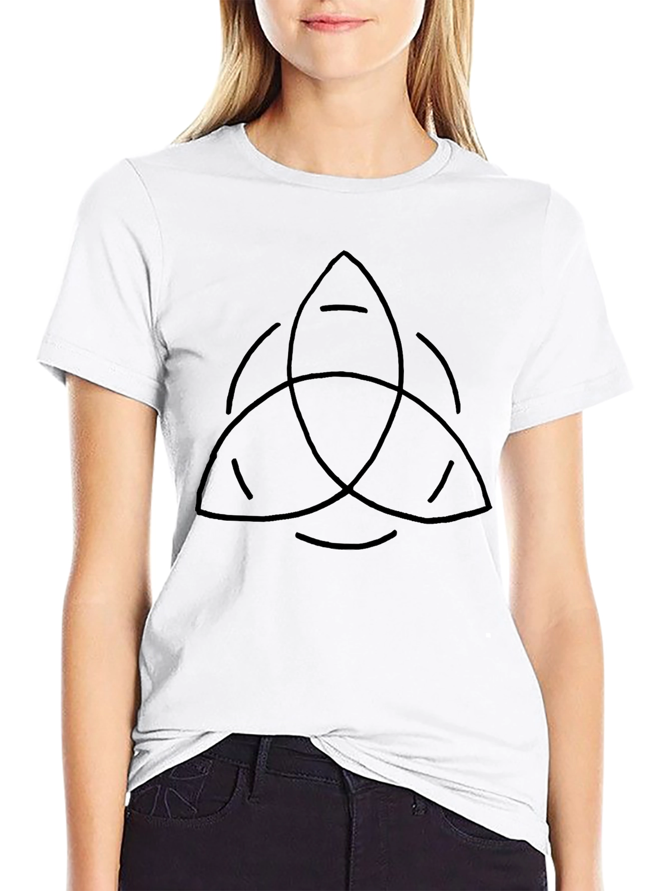 Trinity Knot Graphic Black T-Shirt