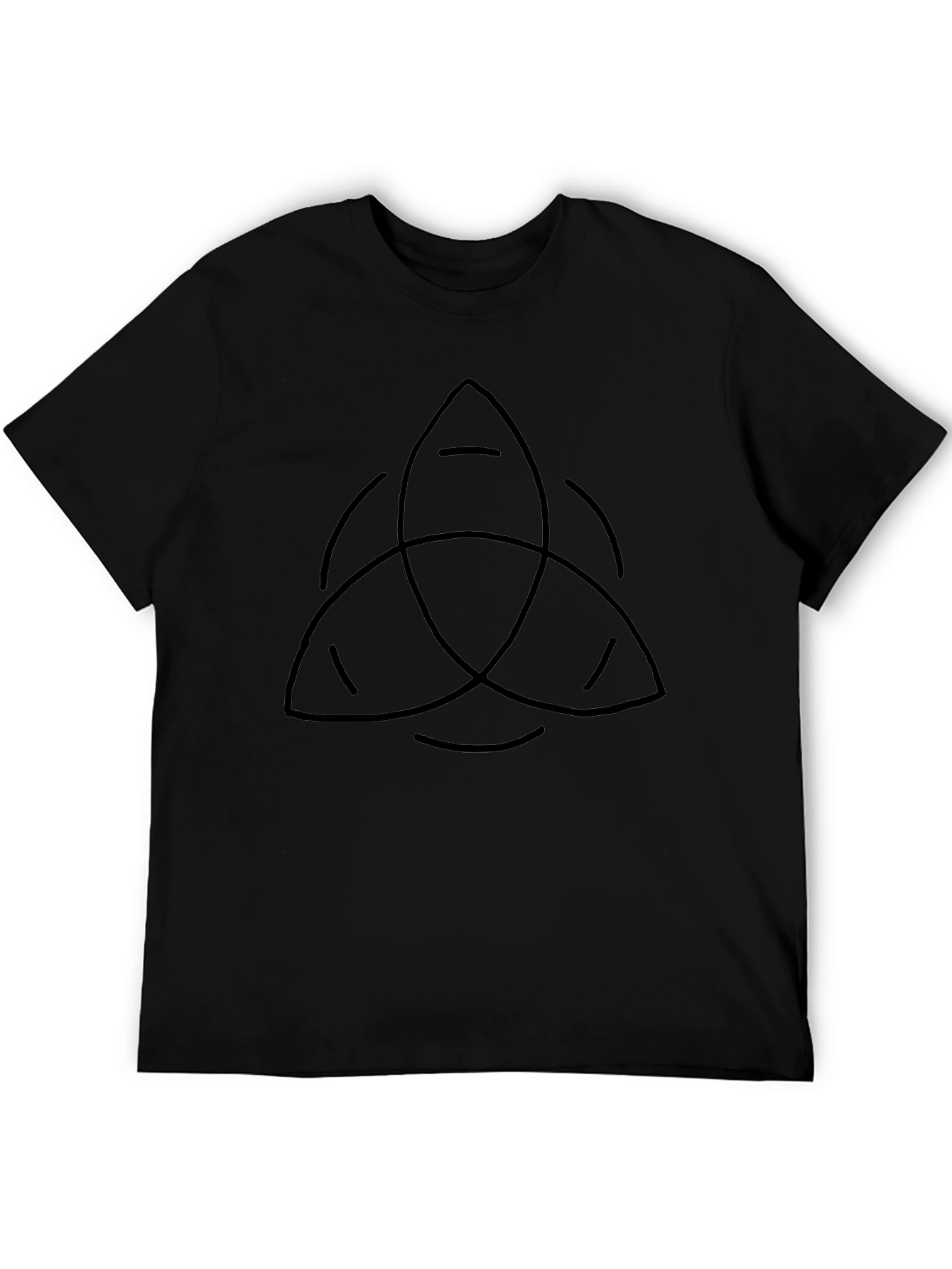 Trinity Knot Graphic Black T-Shirt