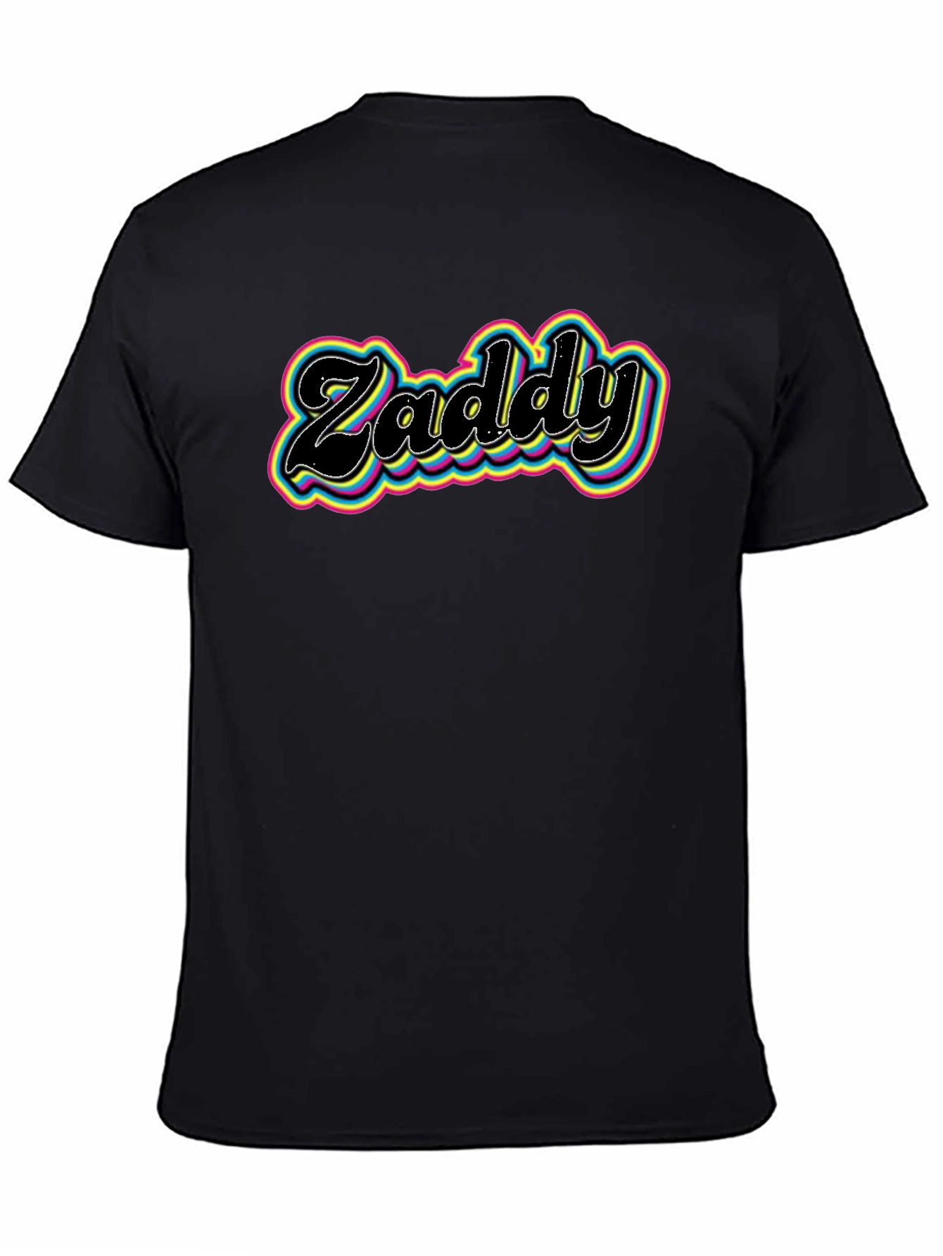 Zaddy Graphic Print Crew Neck T-Shirt