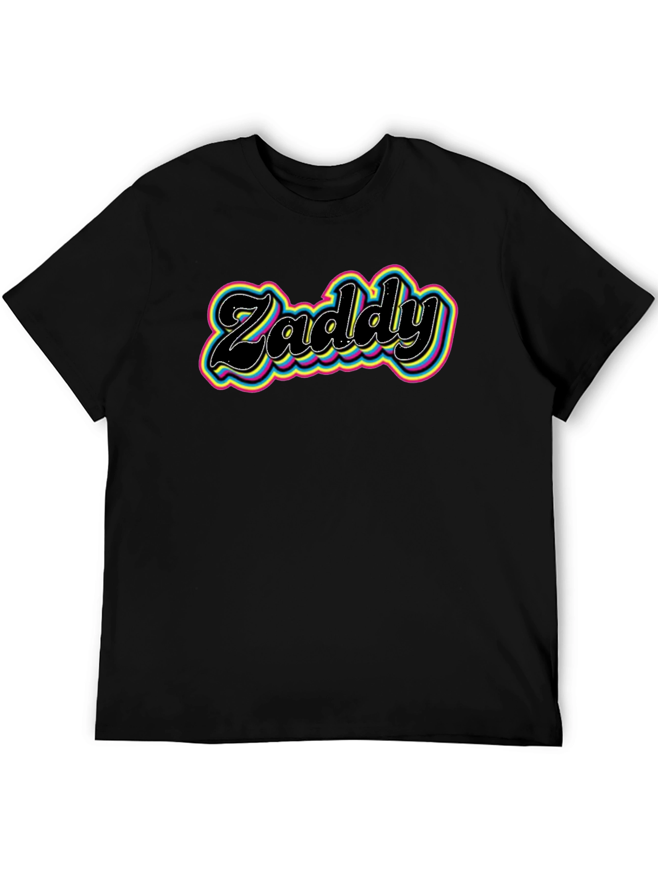 Zaddy Graphic Print Crew Neck T-Shirt