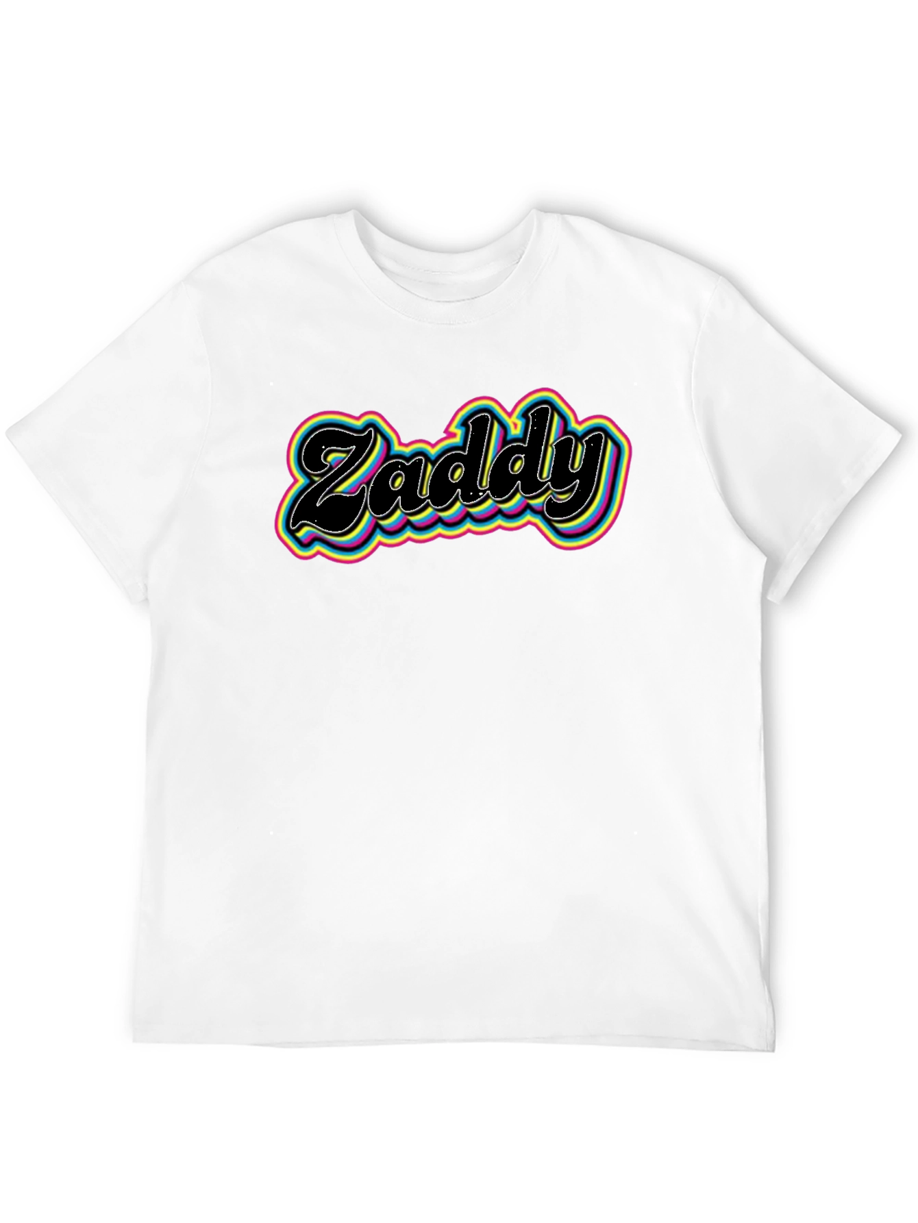 Zaddy Graphic Print Crew Neck T-Shirt