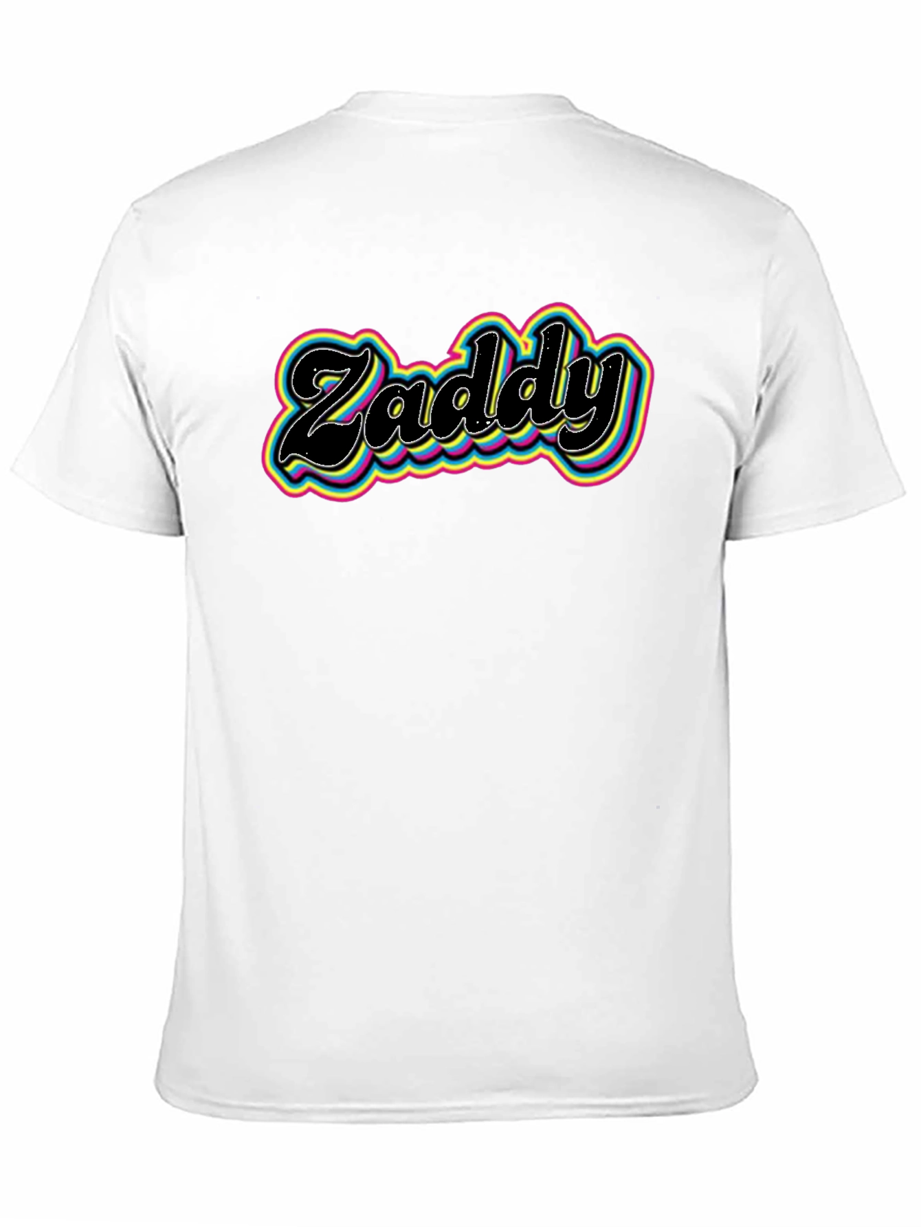 Zaddy Graphic Print Crew Neck T-Shirt