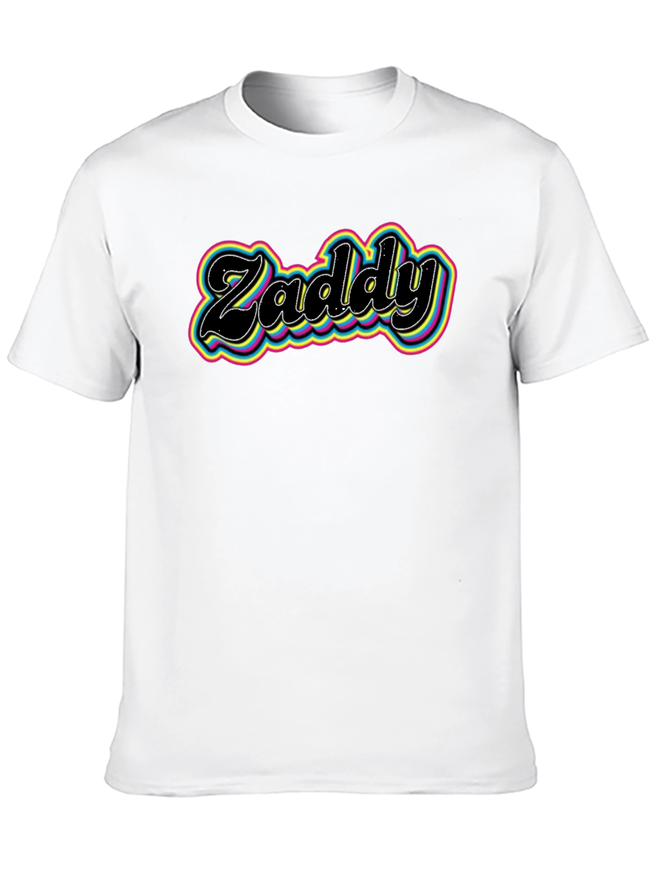 Zaddy Graphic Print Crew Neck T-Shirt