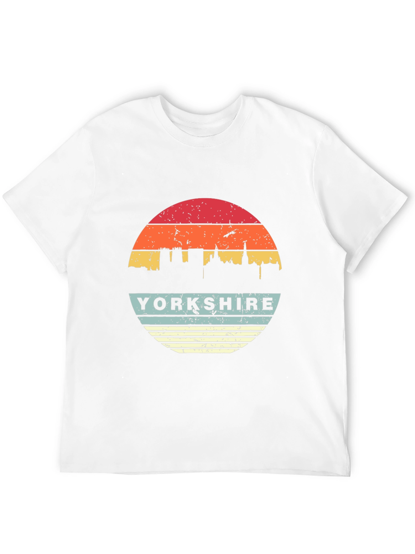 Yorkshire Retro Sunset Graphic T-Shirt