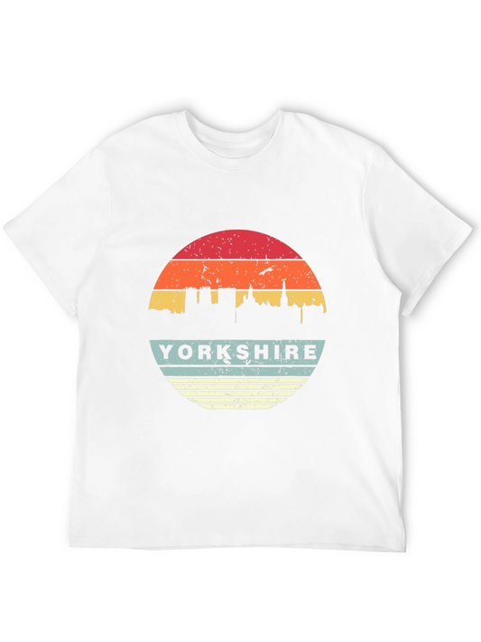 Yorkshire Retro Sunset Graphic T-Shirt