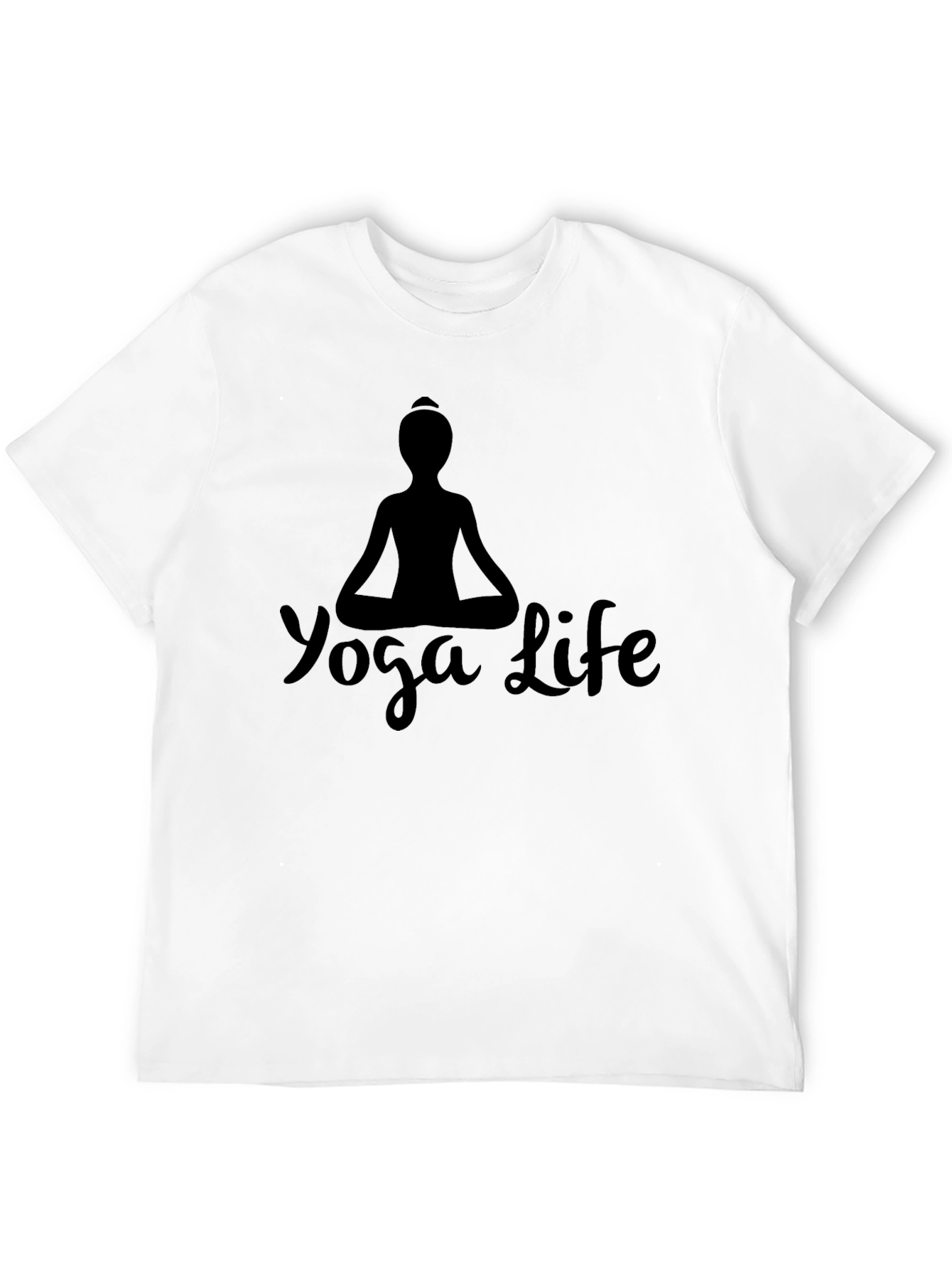 Yoga Life Graphic Tee - Mens Black T-Shirt