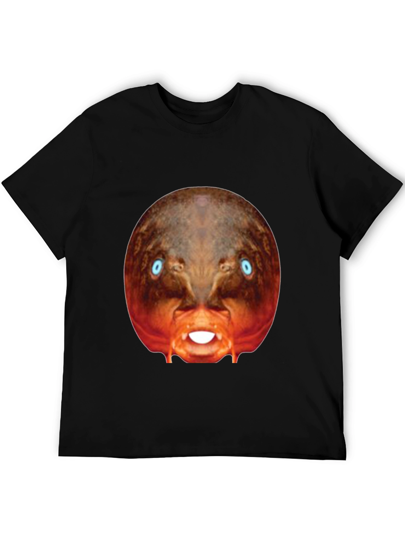 Surreal Creature Graphic Black T-Shirt