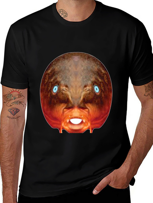 Surreal Creature Graphic Black T-Shirt