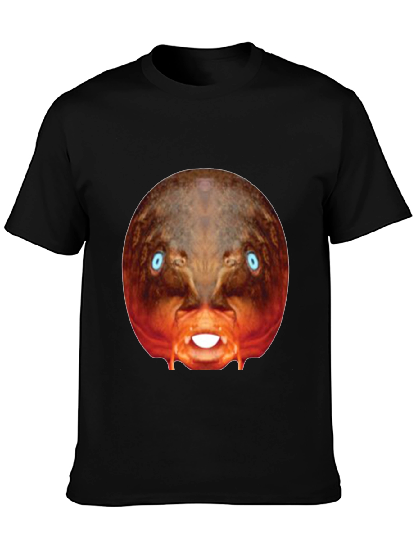 Surreal Creature Graphic Black T-Shirt