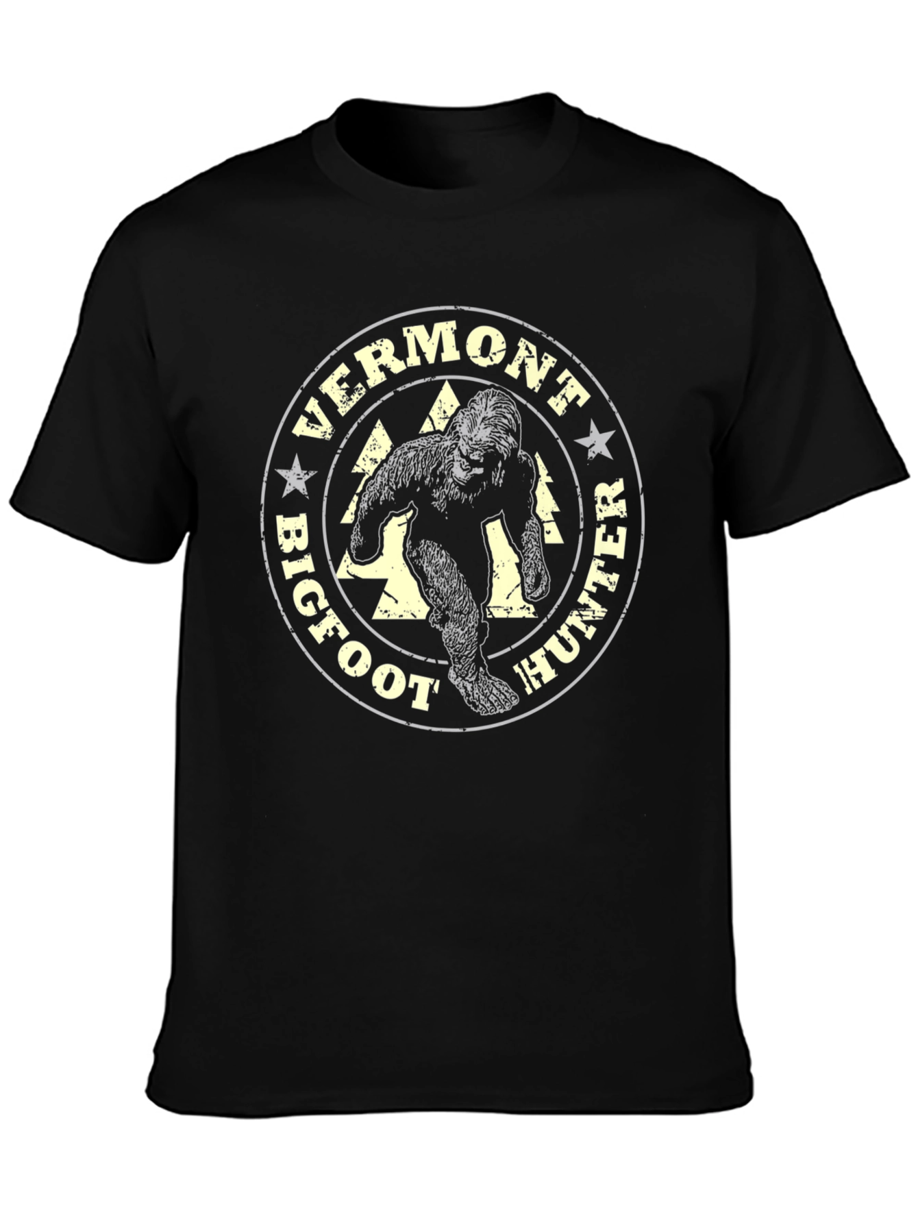 Vermont Bigfoot Hunter Graphic Tee