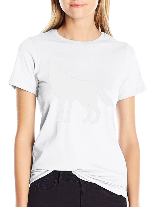 Wolf Silhouette Black T-Shirt