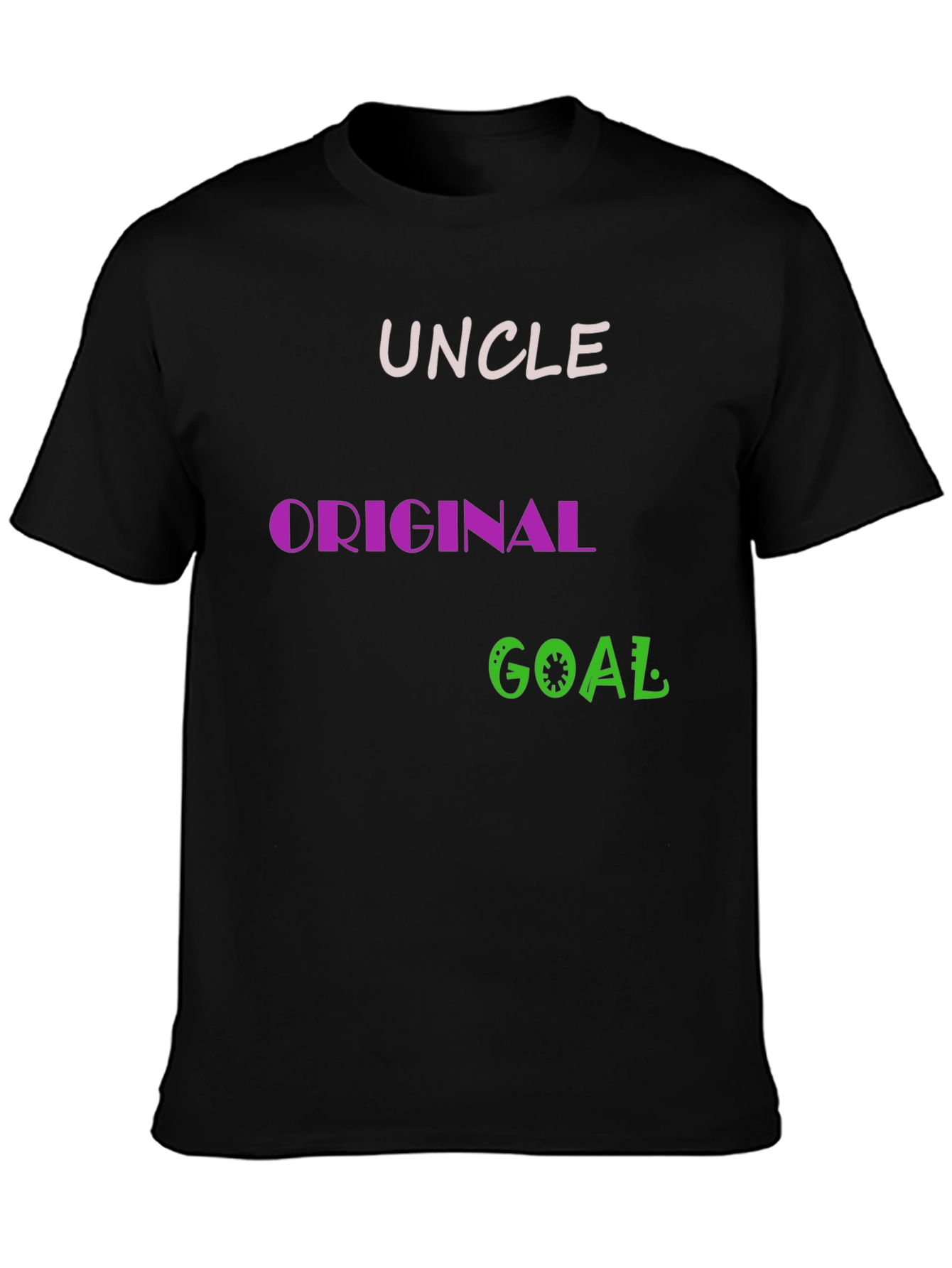 Uncle Original Goal Black Graphic Tee