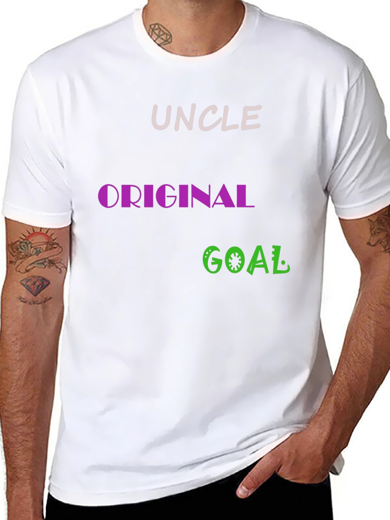 Uncle Original Goal Black Graphic Tee