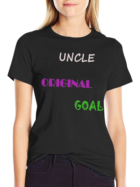Uncle Original Goal Black Graphic Tee