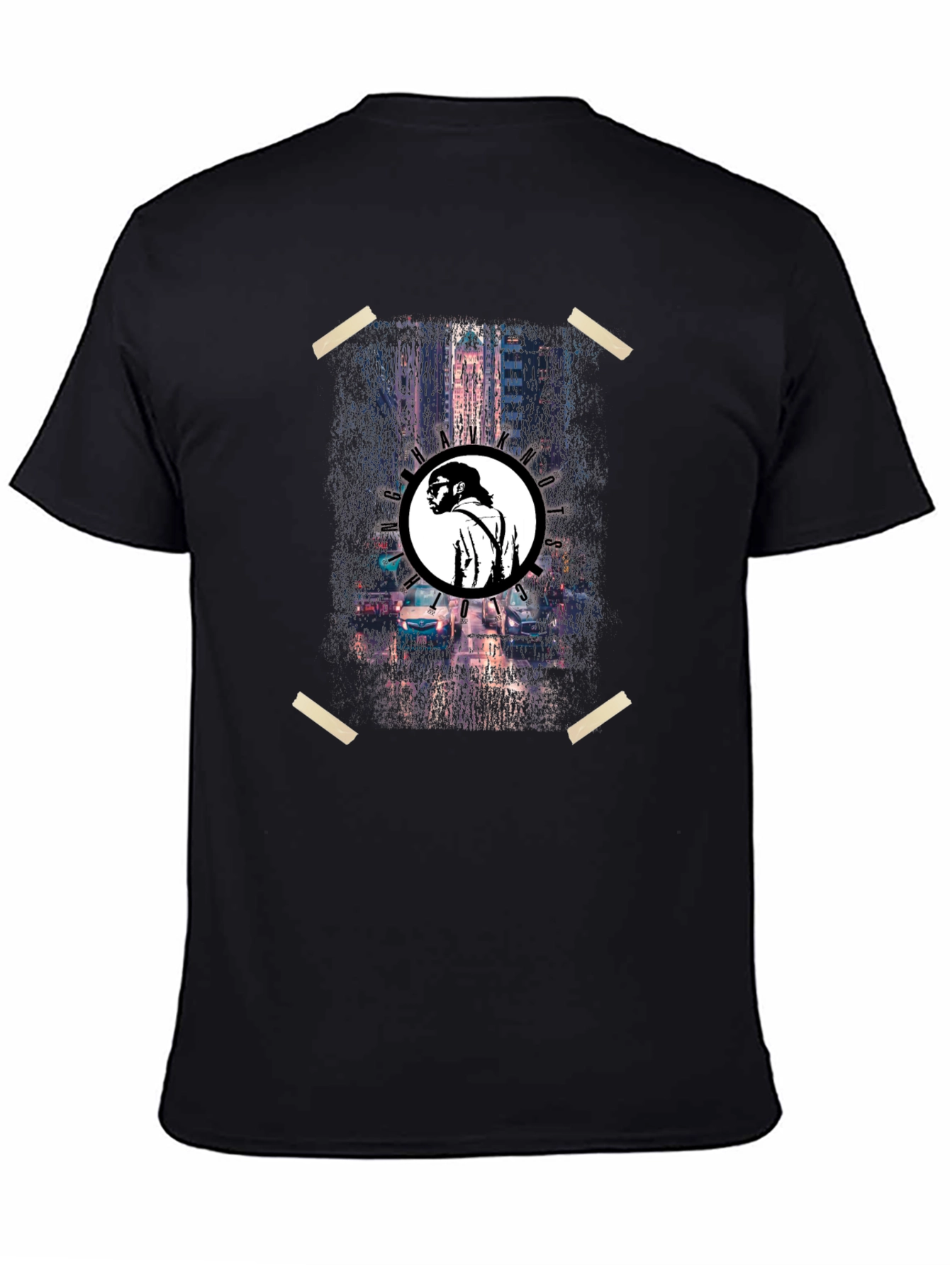 Urban Nights Graphic T-Shirt - Black