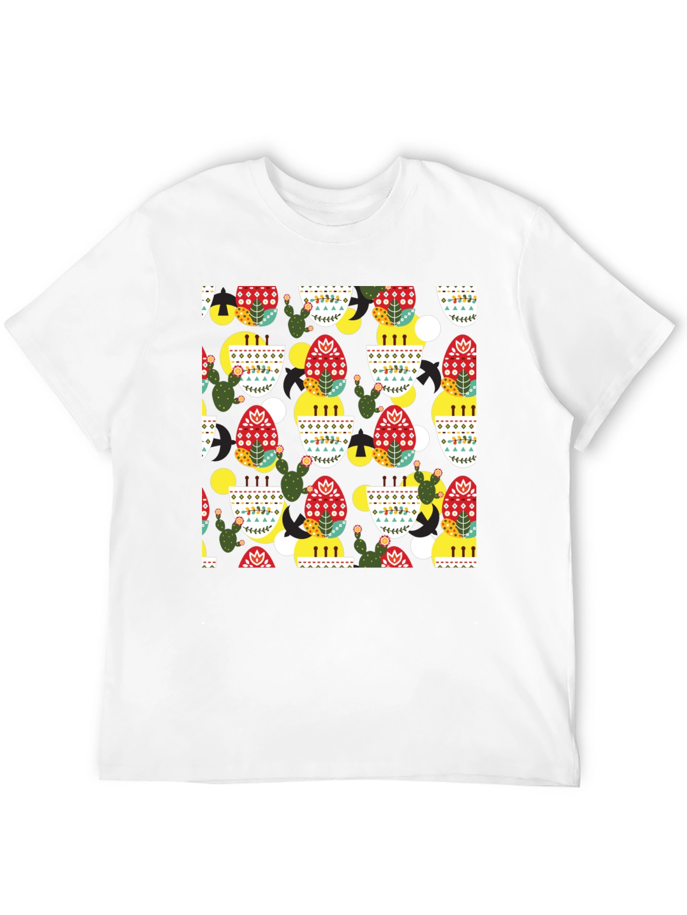 Unique Patterned Mens T-Shirt