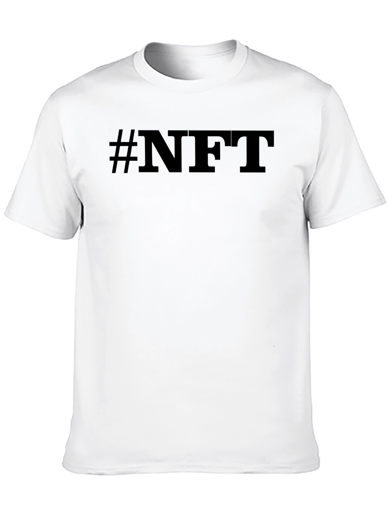 #NFT Black Graphic Tee - Crypto Inspired Fashion