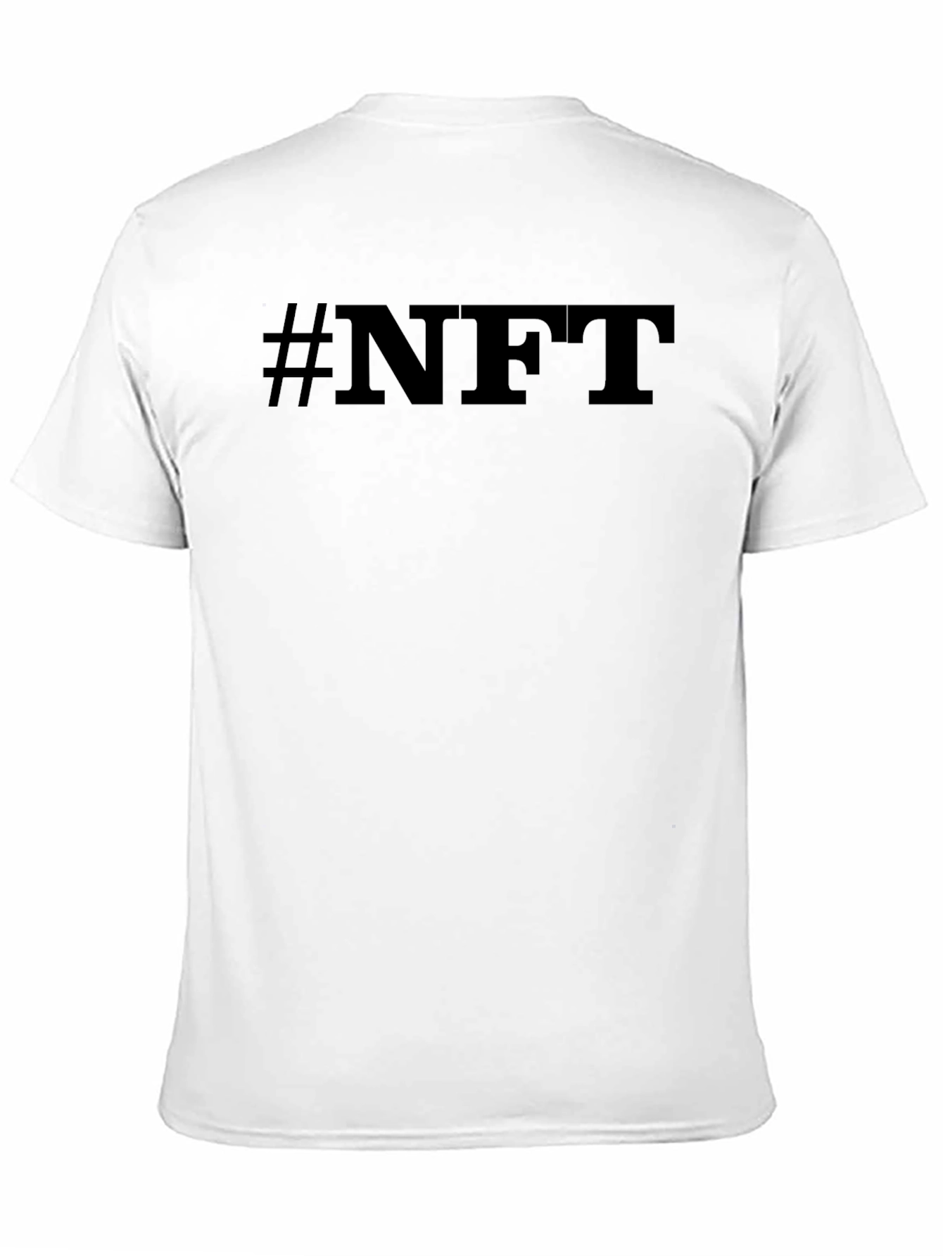 #NFT Black Graphic Tee - Crypto Inspired Fashion