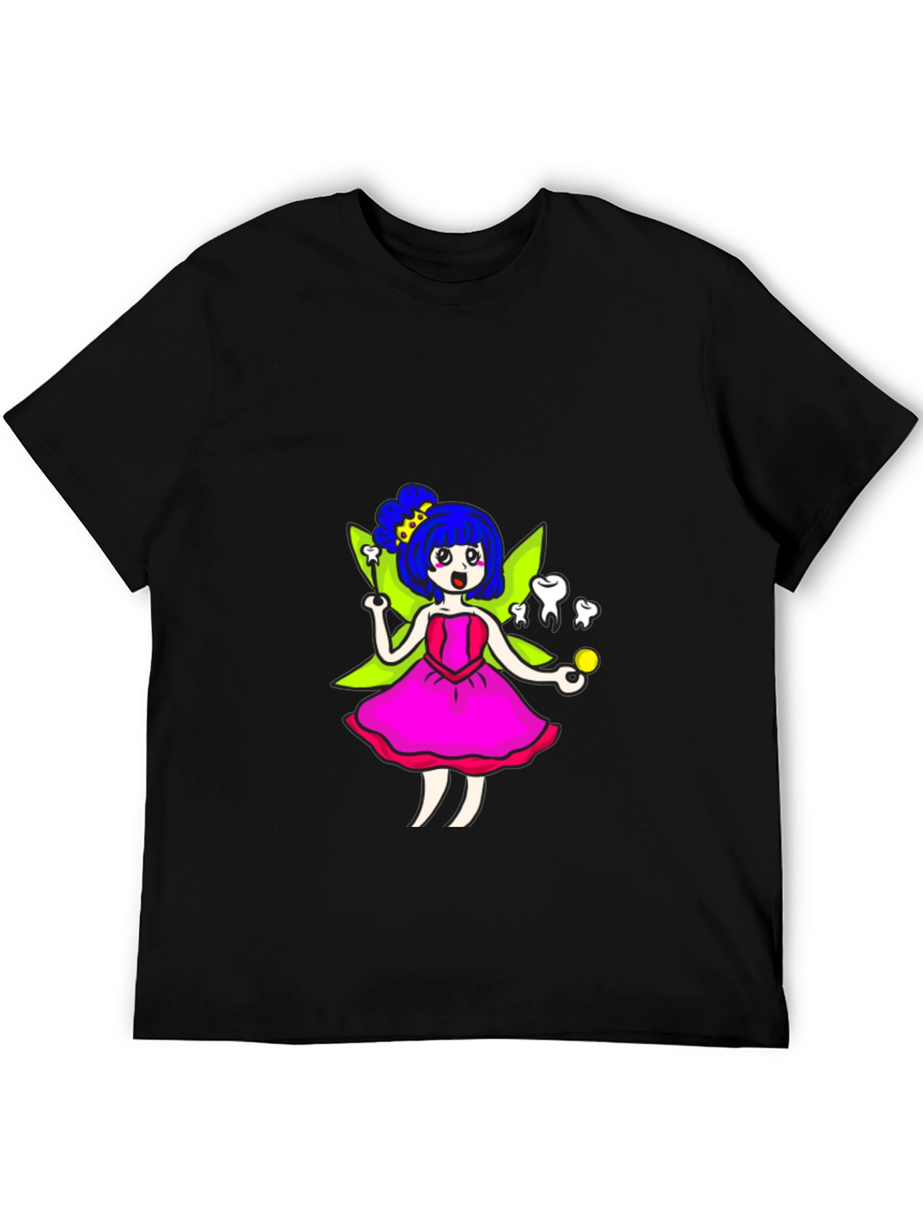 Tooth Fairy T-Shirt - Whimsical Cartoon Graphic Tee