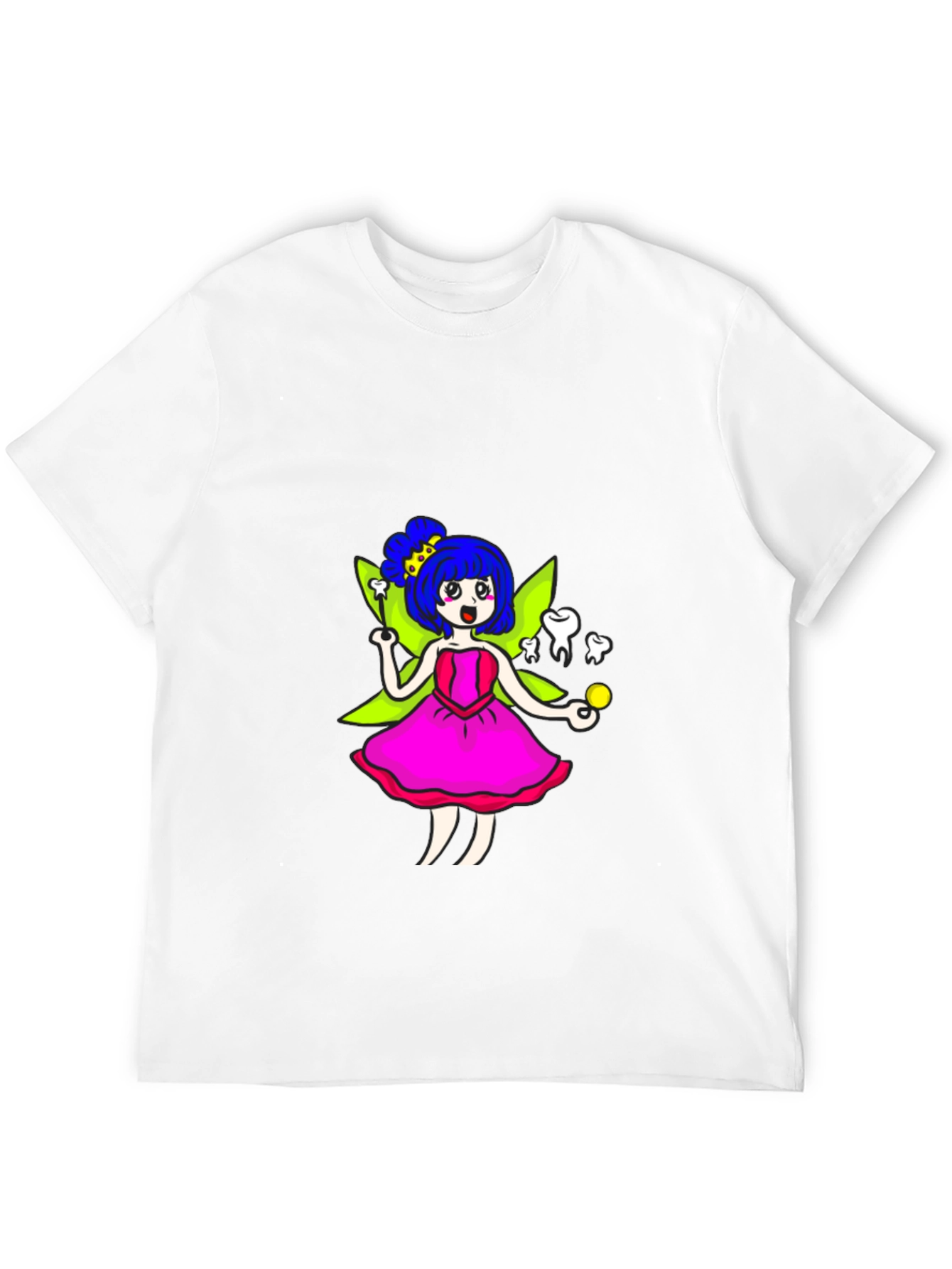 Tooth Fairy T-Shirt - Whimsical Cartoon Graphic Tee