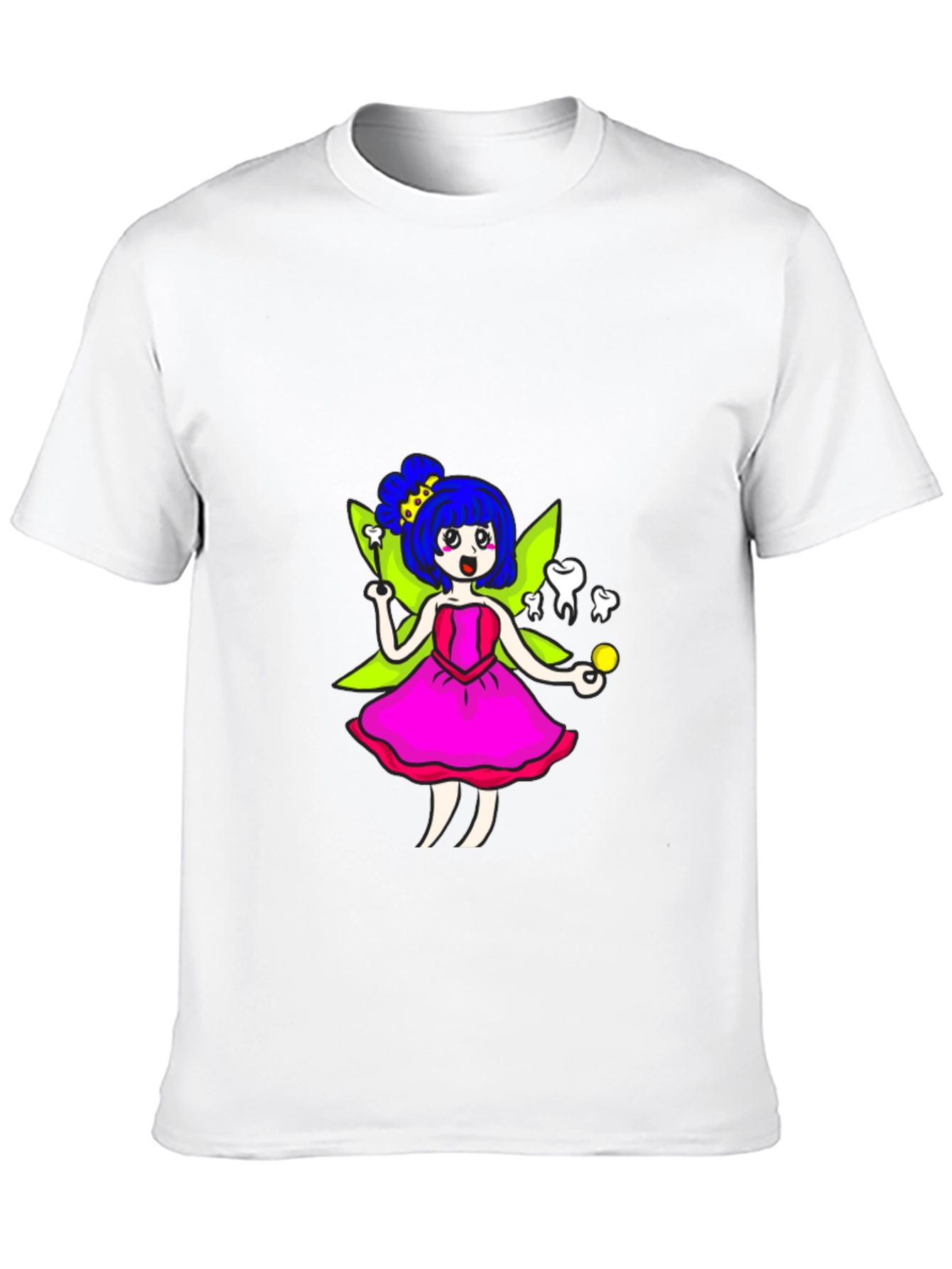 Tooth Fairy T-Shirt - Whimsical Cartoon Graphic Tee