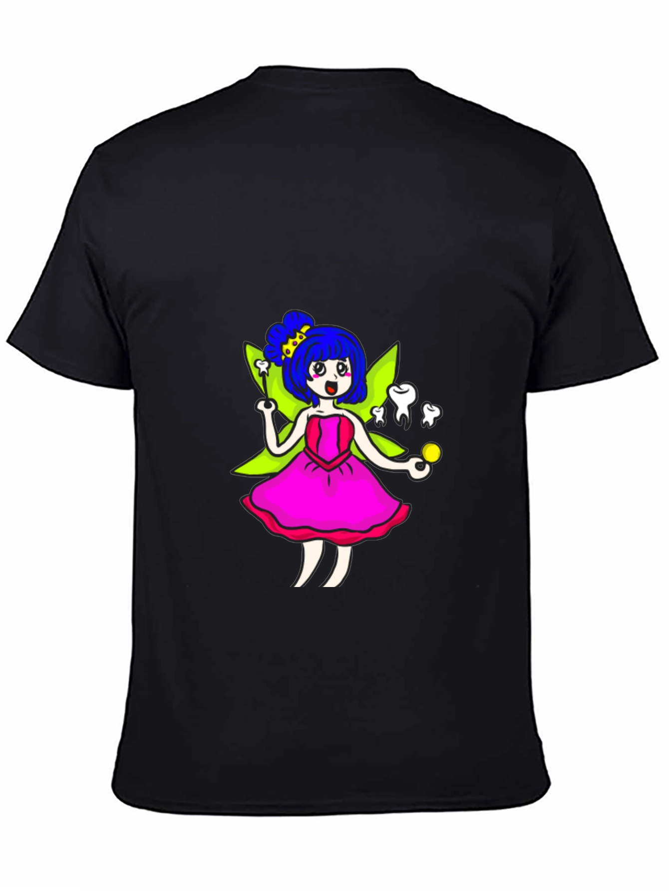 Tooth Fairy T-Shirt - Whimsical Cartoon Graphic Tee