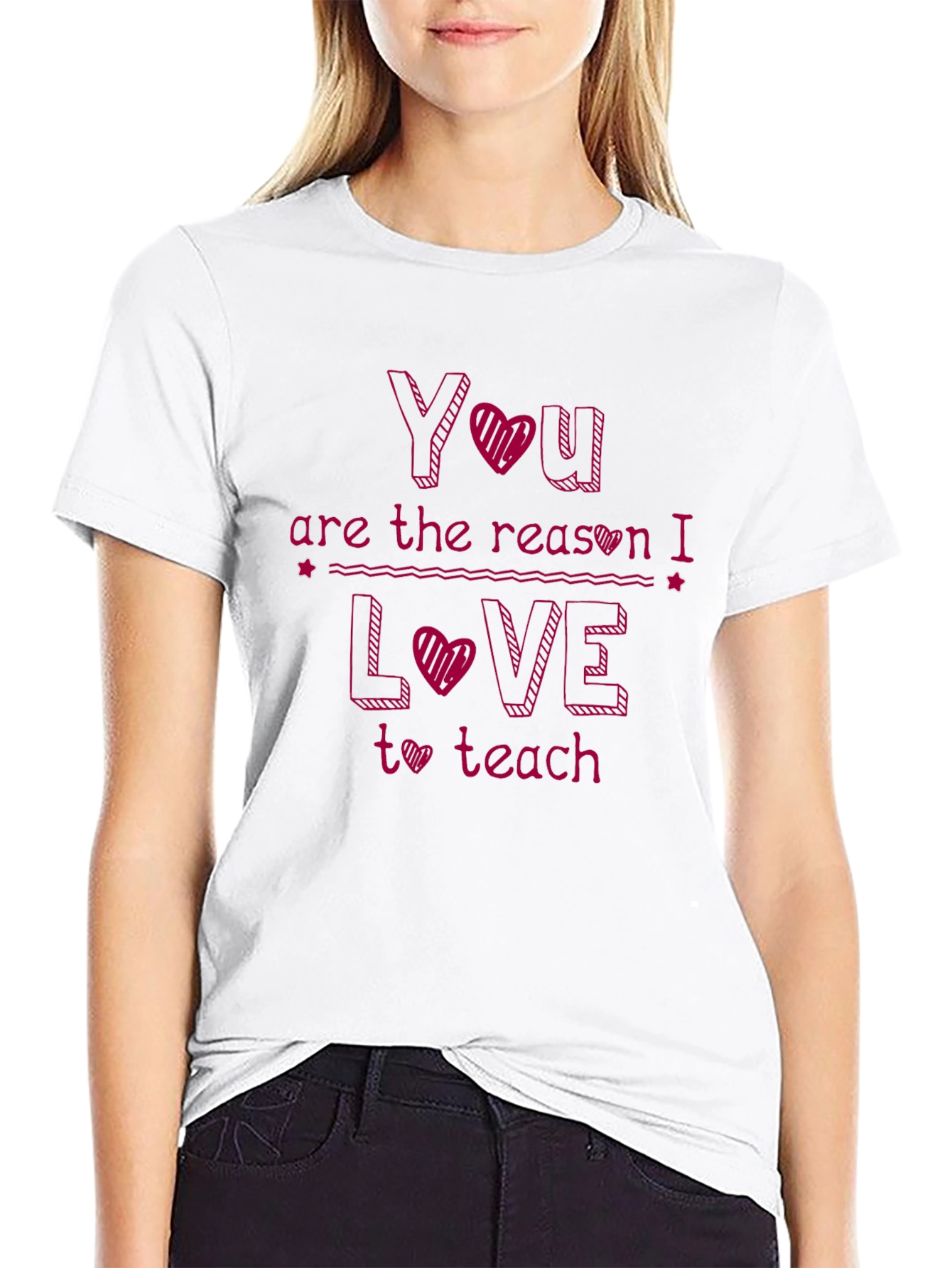 Teacher Appreciation Graphic Tee - You Love to Teach