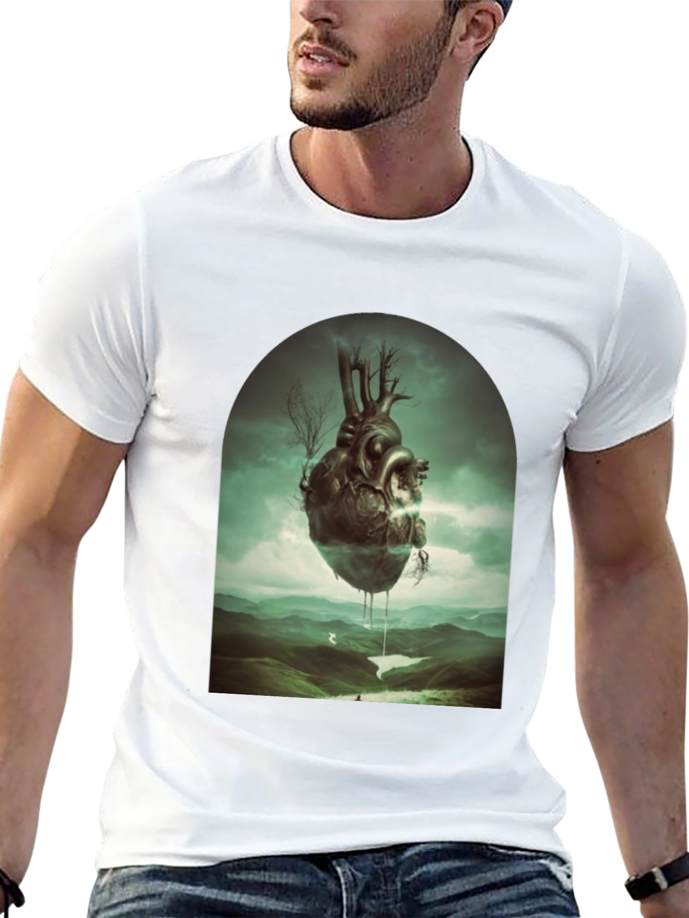 Surreal Heart Landscape Tee