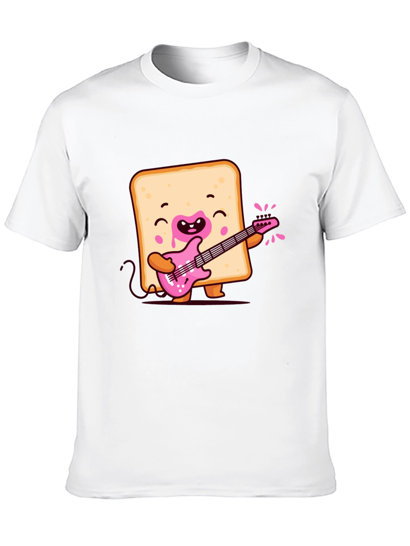 Toast Playing Guitar T-Shirt