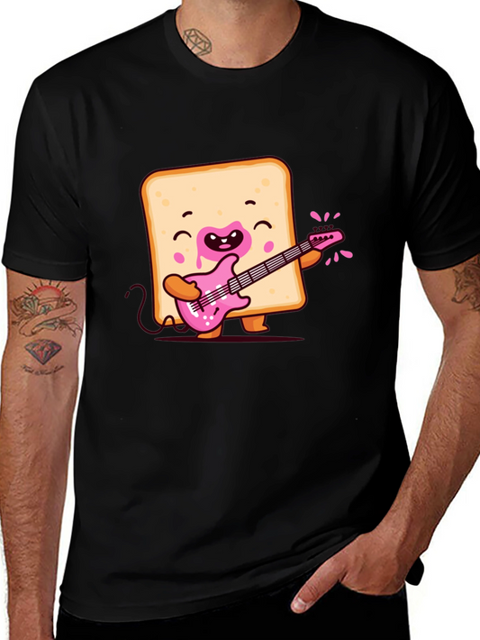 Toast Playing Guitar T-Shirt