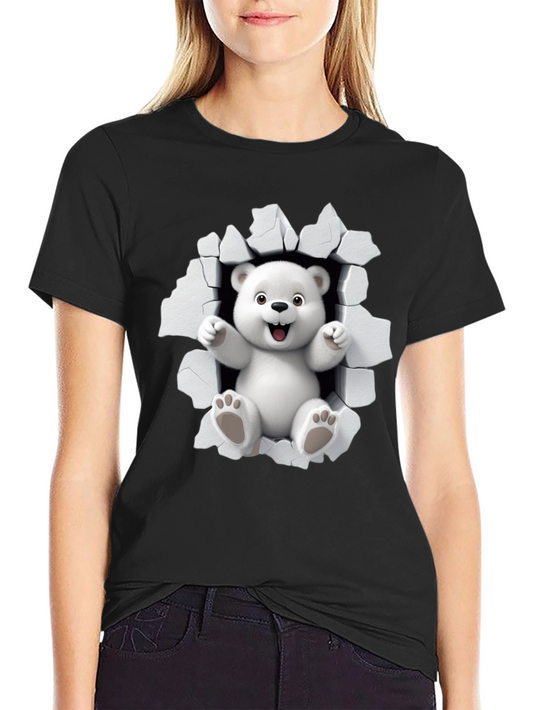 3D Polar Bear T-Shirt: Breakout Style
