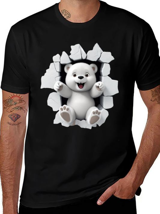 3D Polar Bear T-Shirt: Breakout Style