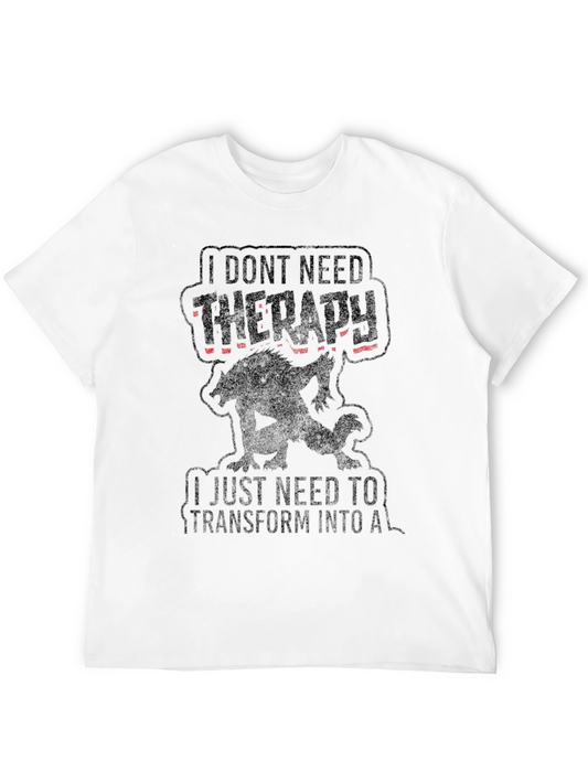 Therapy Humor Werewolf Graphic Tee