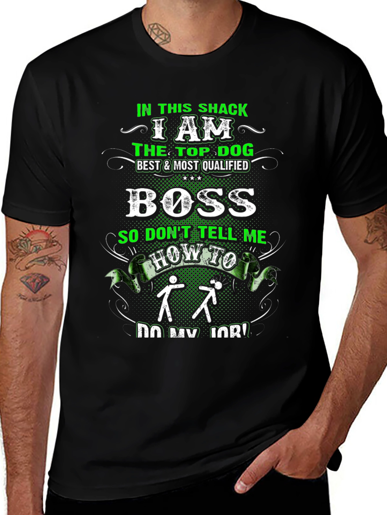 Top Dog Boss Graphic T-Shirt