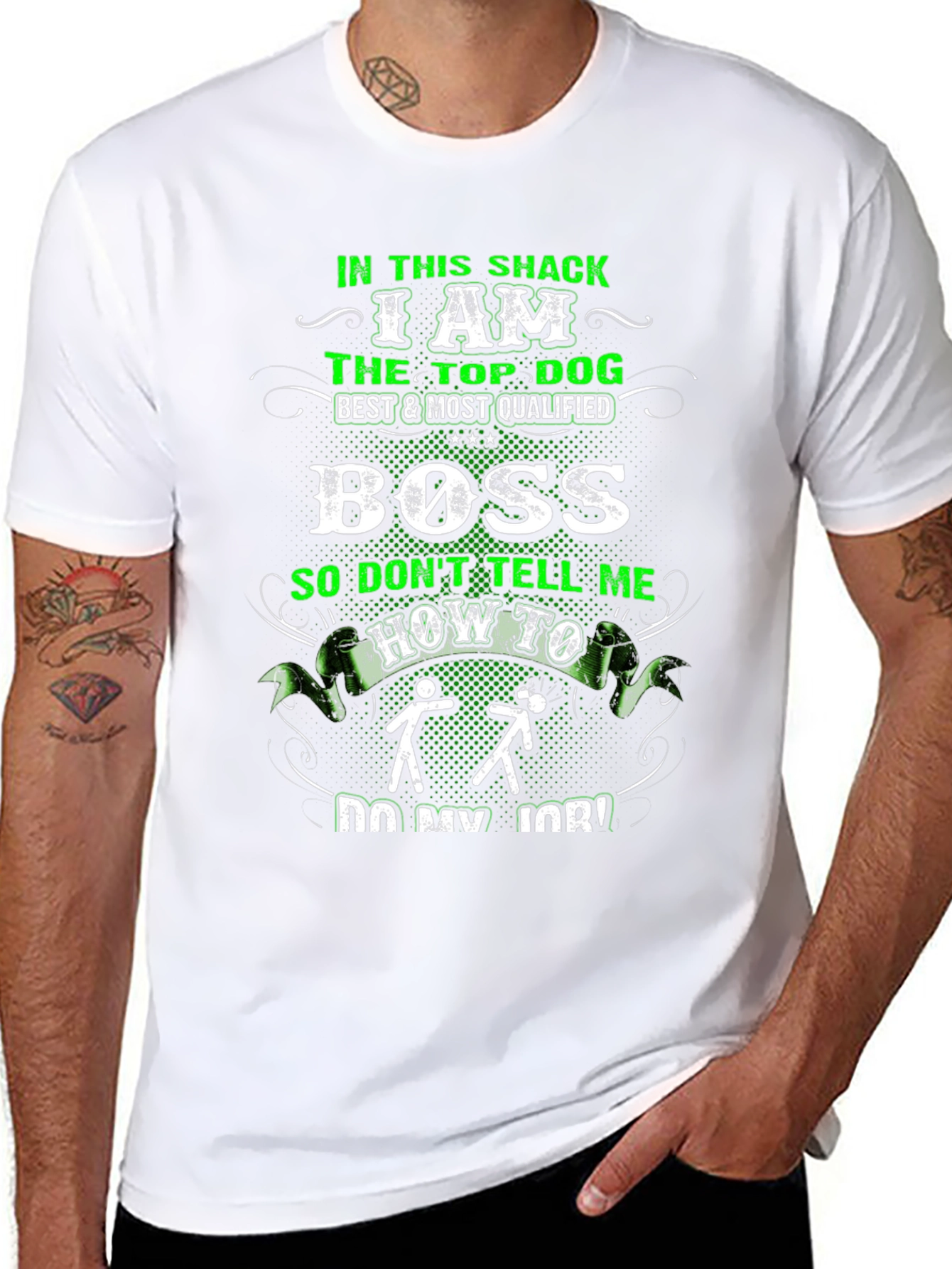 Top Dog Boss Graphic T-Shirt