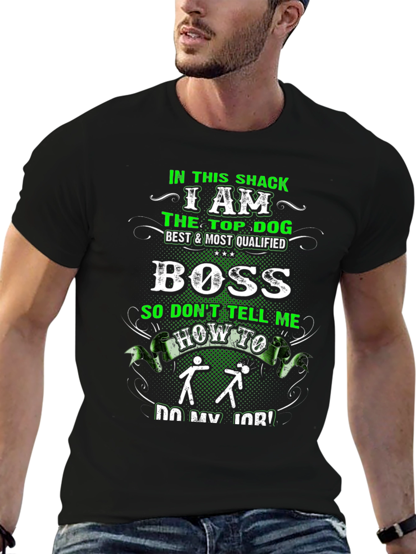 Top Dog Boss Graphic T-Shirt