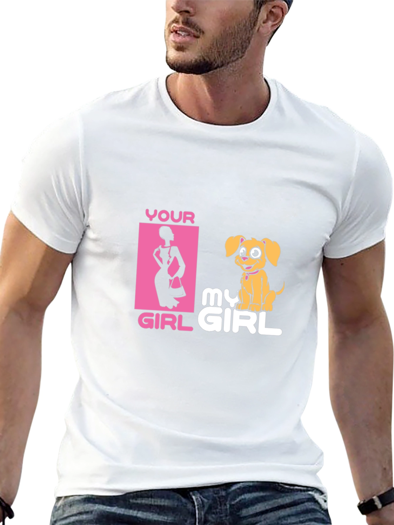 Your Girl My Girl Funny Pet Lover Graphic Tee