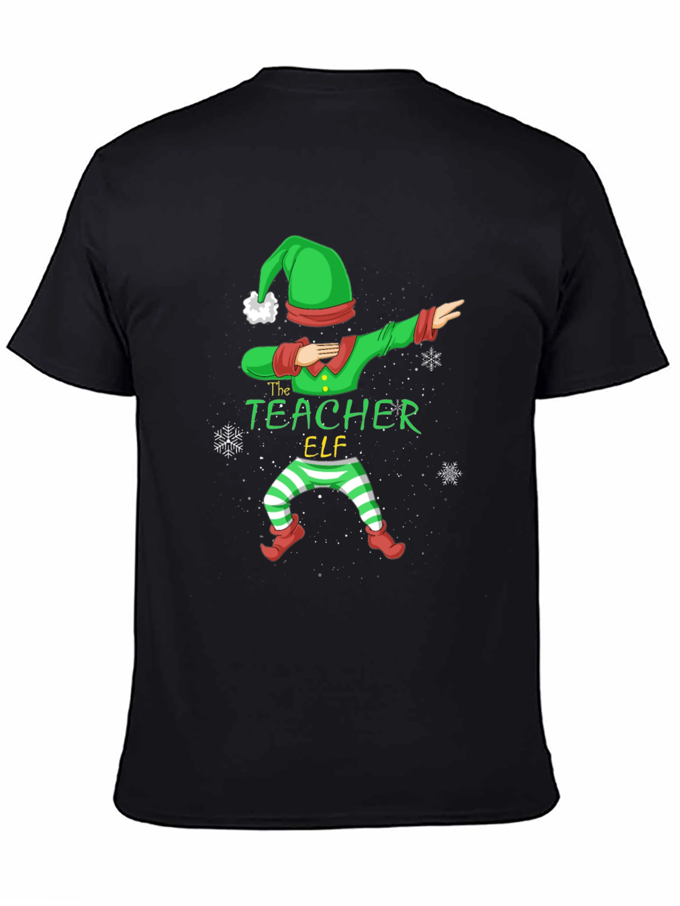 The Teacher Elf Dabbing T-Shirt