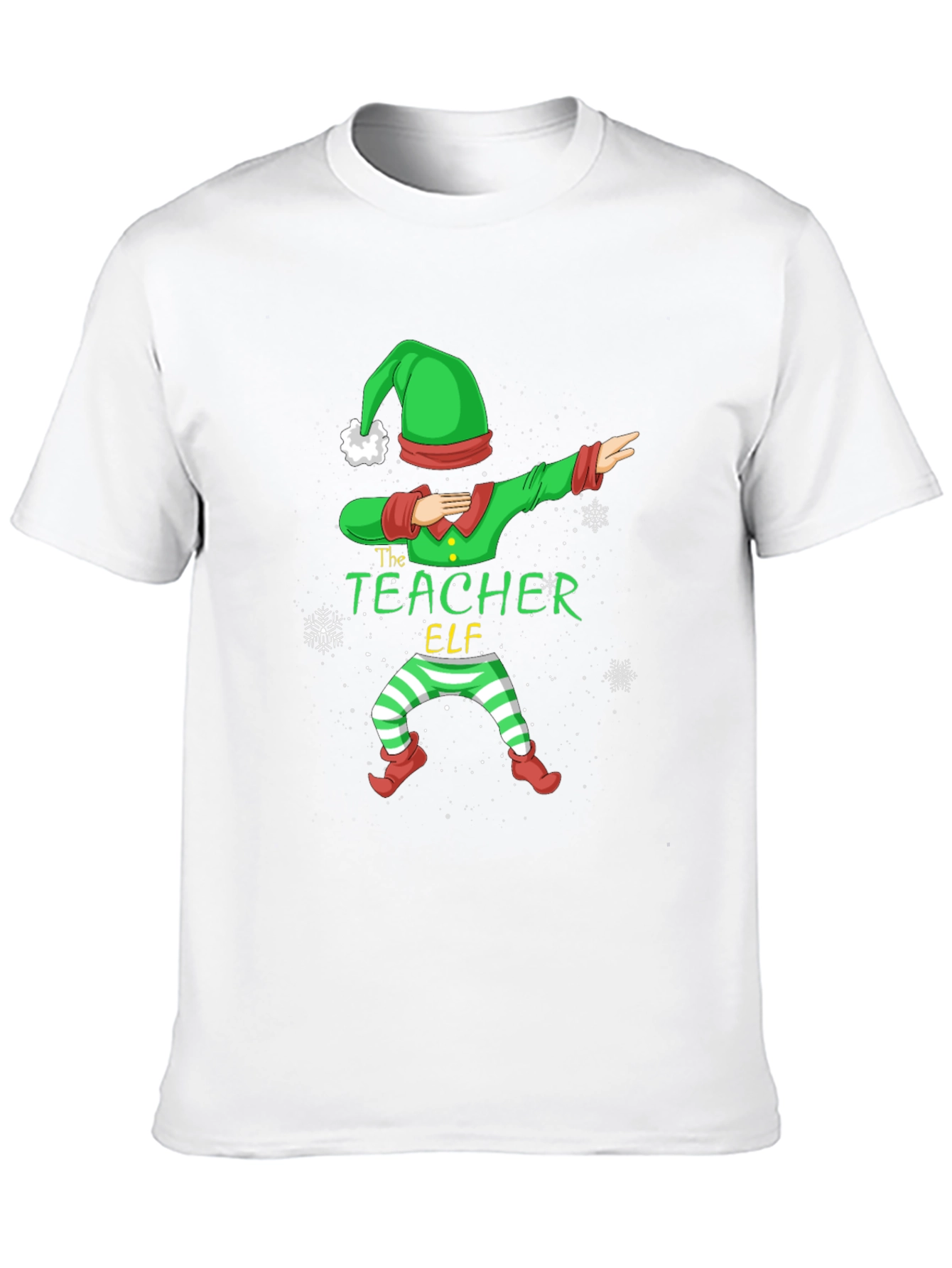 The Teacher Elf Dabbing T-Shirt