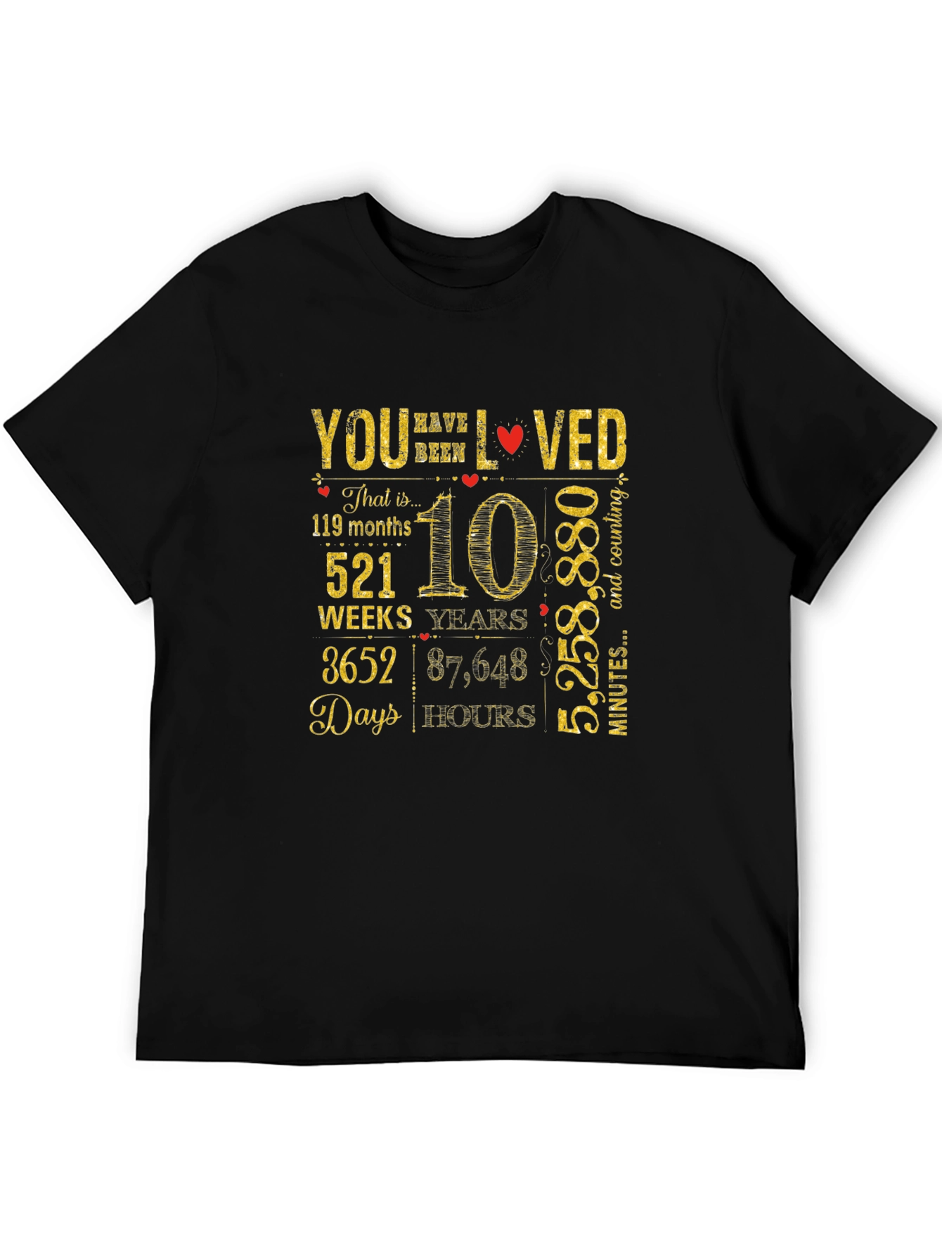10 Year Anniversary Gift T-Shirt
